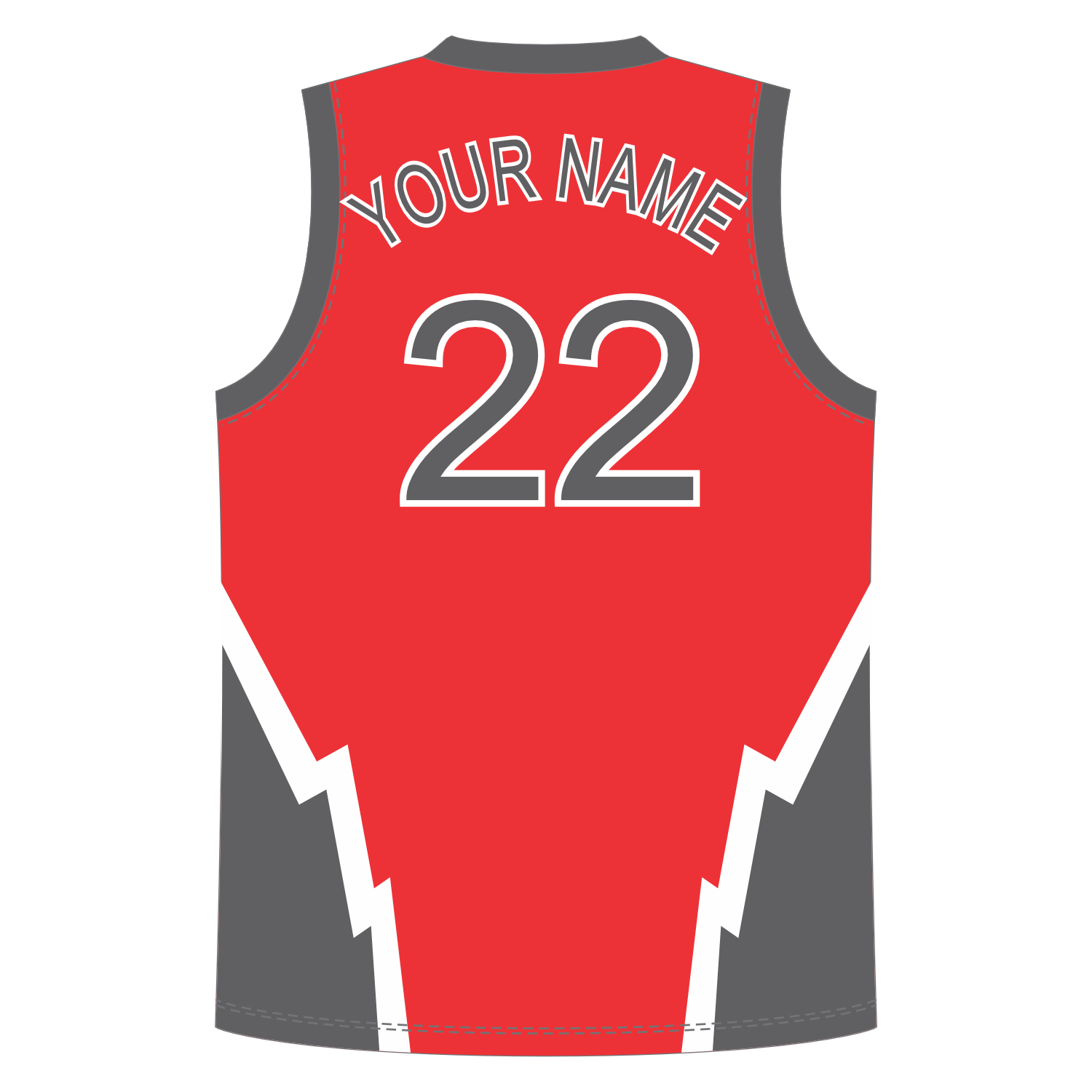 CUSTOM REVERSIBLE V-NECK BASKETBALL JERSEYS