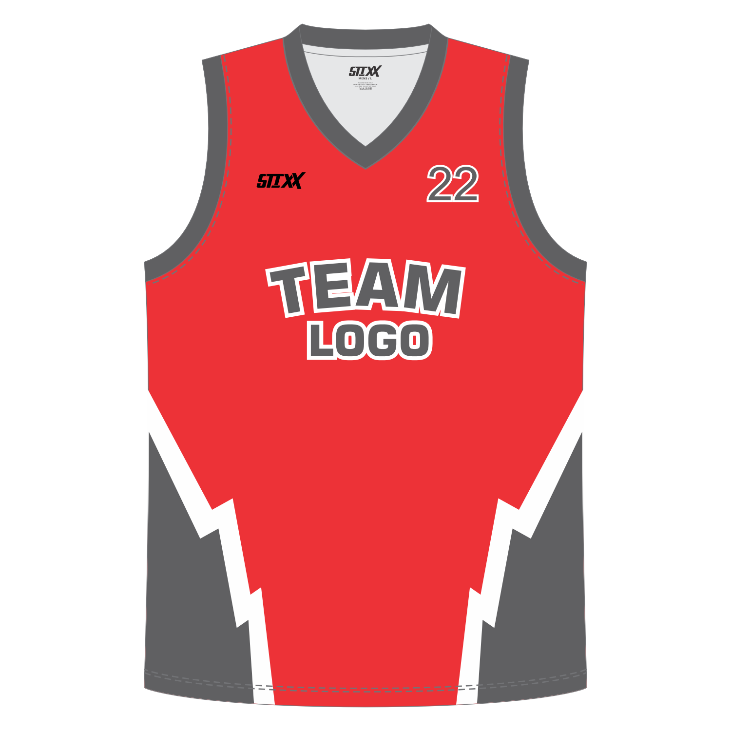 CUSTOM REVERSIBLE V-NECK BASKETBALL JERSEYS