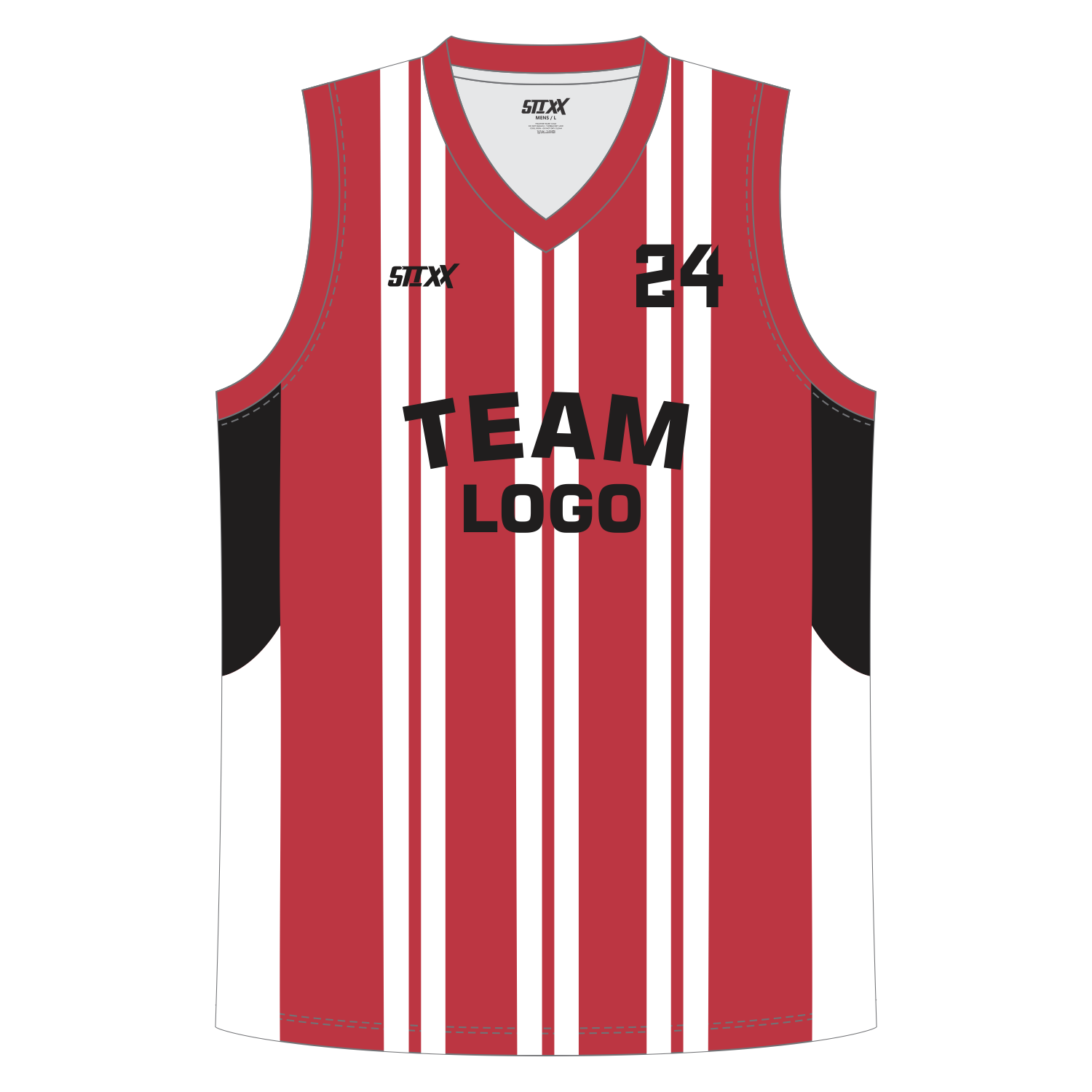 CUSTOM V-NECK BASKETBALL JERSEYS