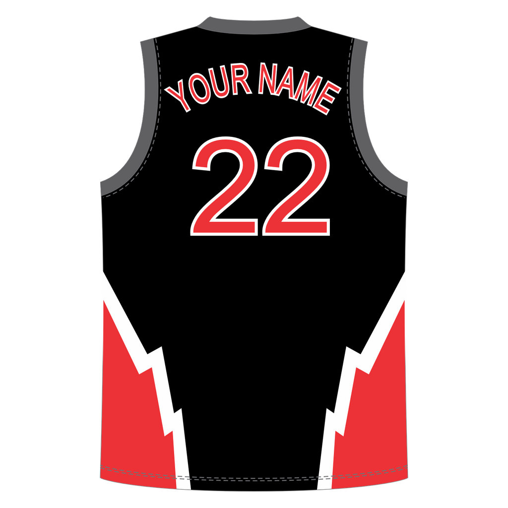 CUSTOM REVERSIBLE V-NECK BASKETBALL JERSEYS