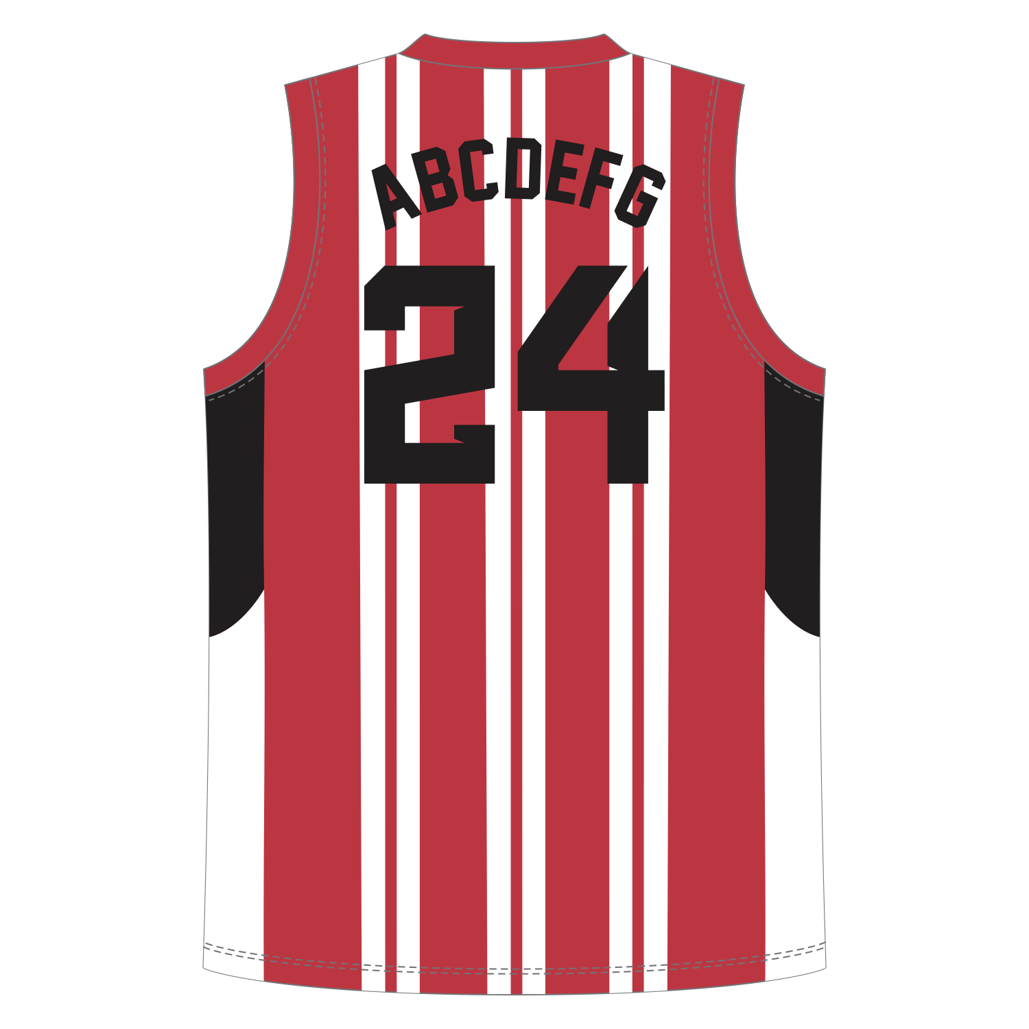 CUSTOM V-NECK BASKETBALL JERSEYS