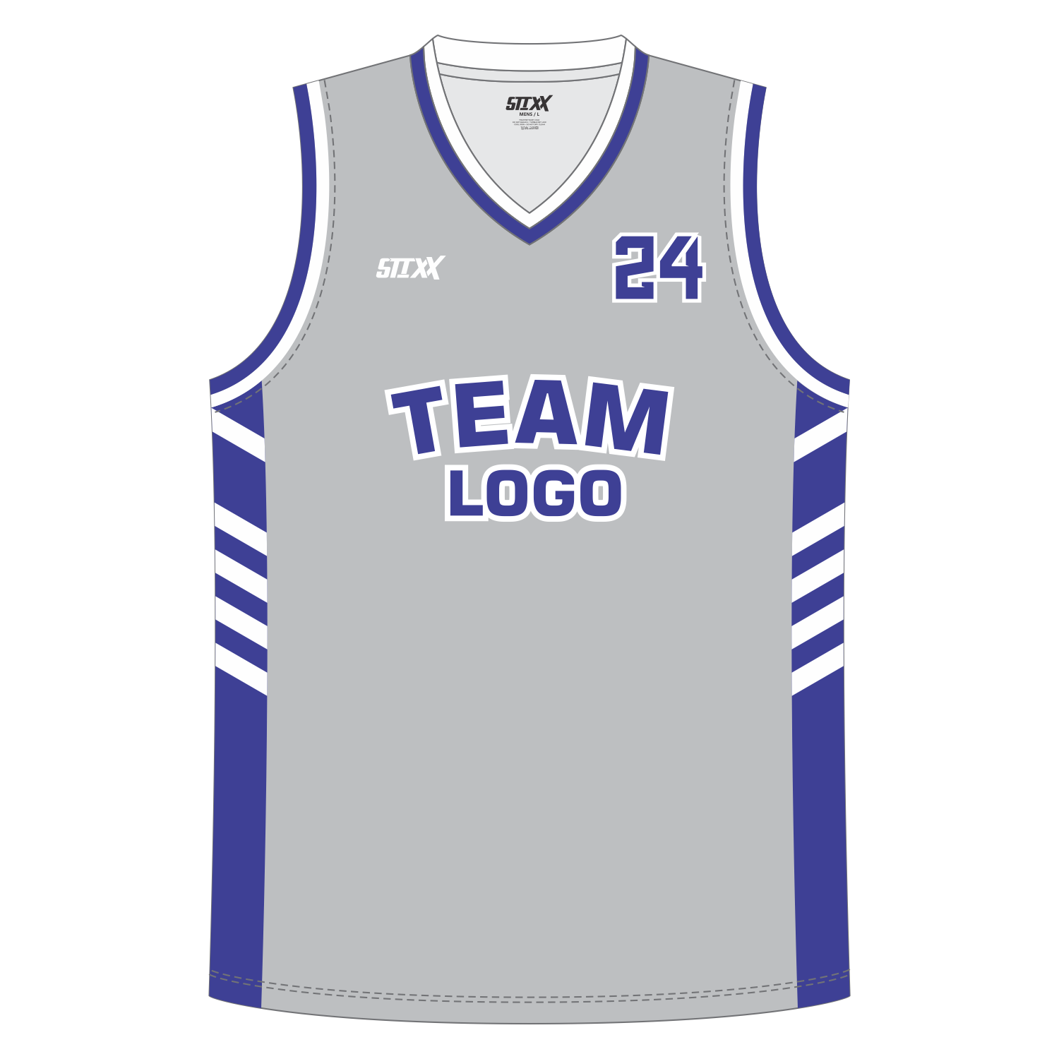 CUSTOM V-NECK BASKETBALL JERSEYS