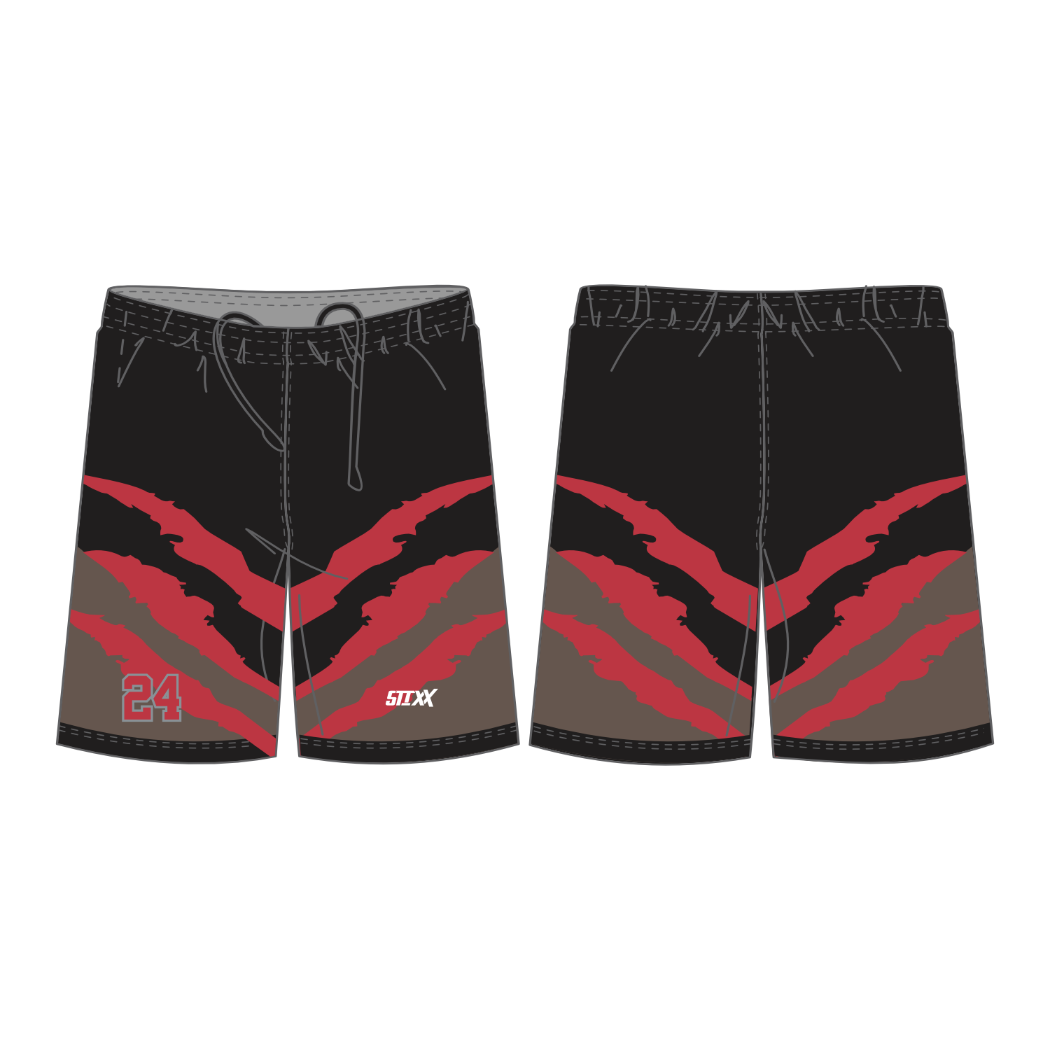 CUSTOM REVERSIBLE BASKETBALL SHORTS