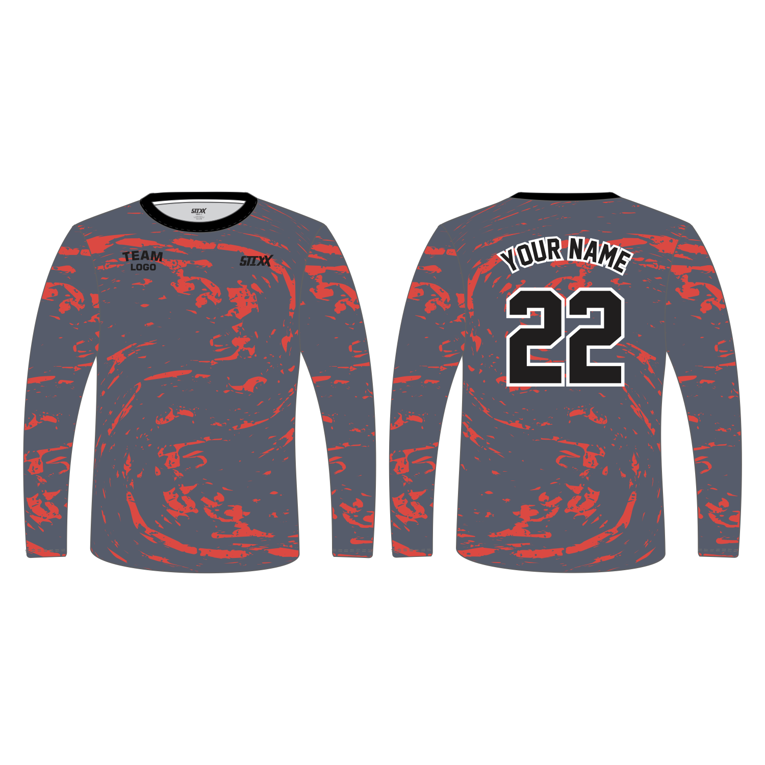Custom Long Sleeve Crew Neck T-Shirts