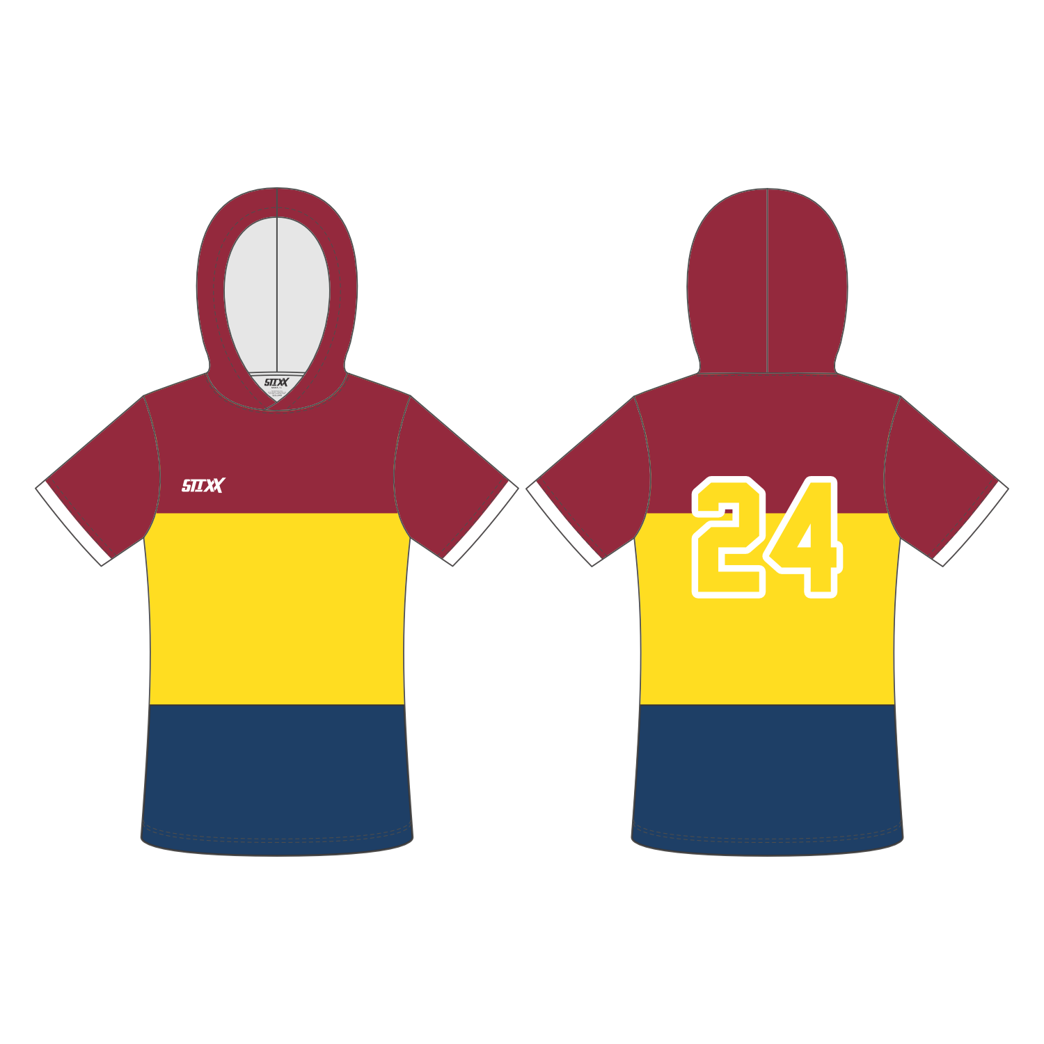 CUSTOM SHORT SLEEVE HOODIE SHOOTING SHIRTS