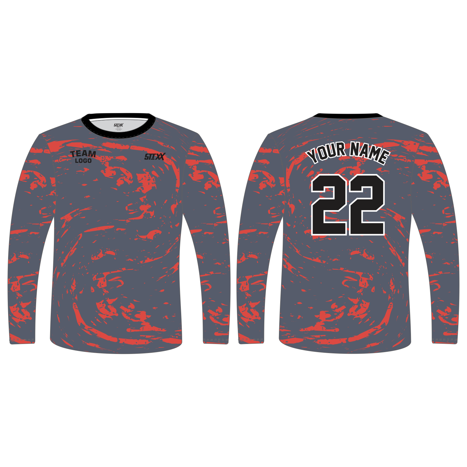 Custom Long‑Sleeve Crew Neck T‑Shirts