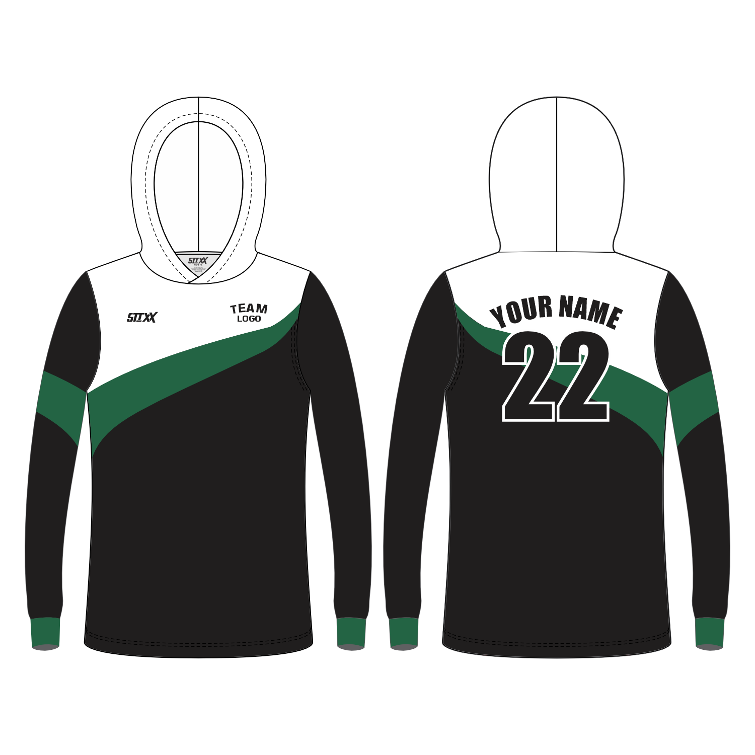 CUSTOM LONG SLEEVE HOODIE SHOOTING SHIRTS
