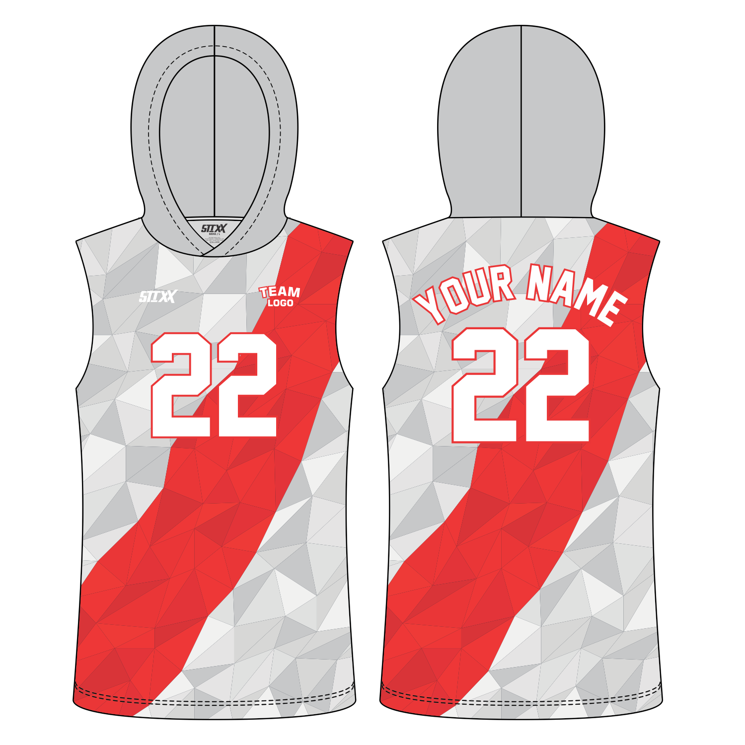 CUSTOM SLEEVELESS HOODIE SHOOTING SHIRTS