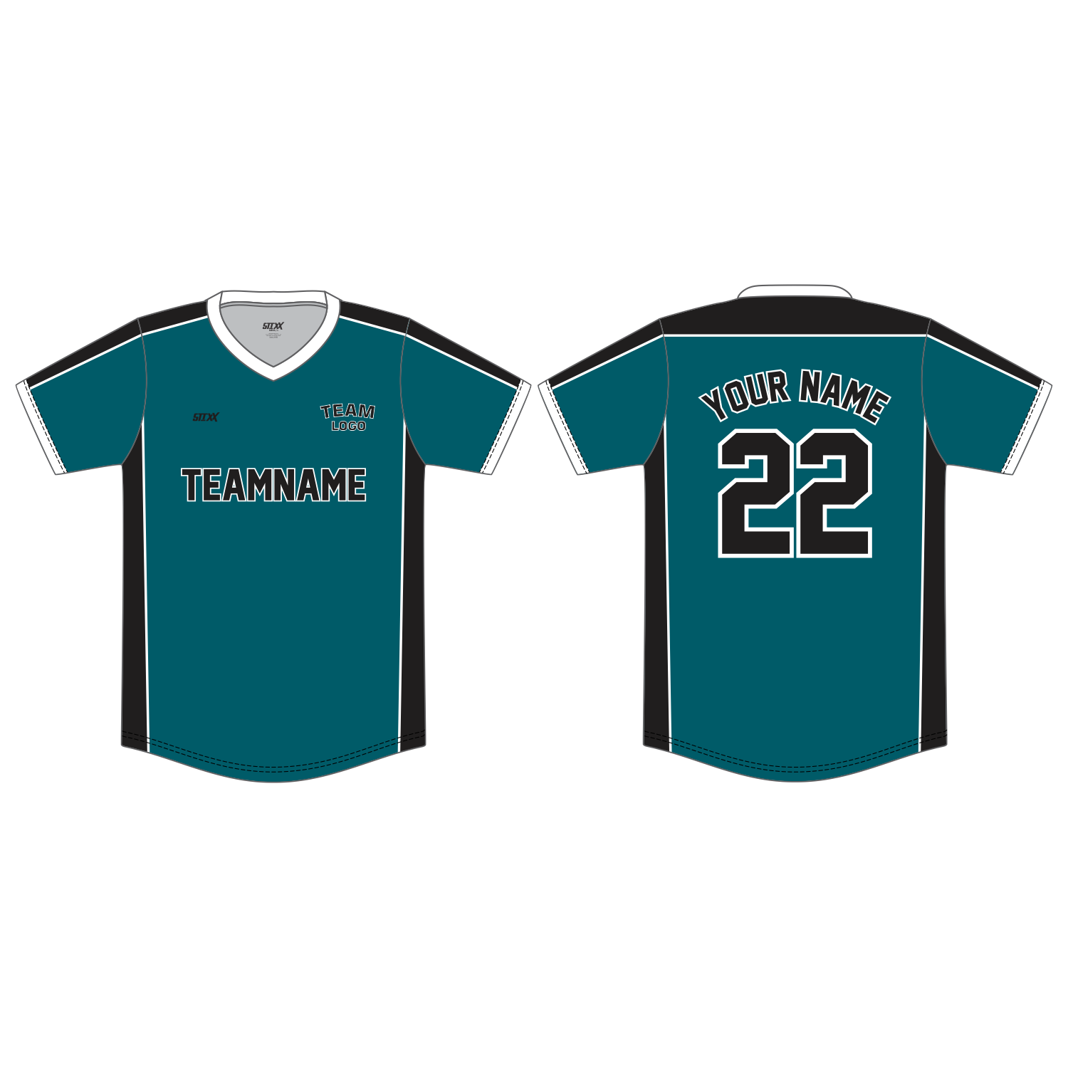 Custom V-Neck Baseball Jersey