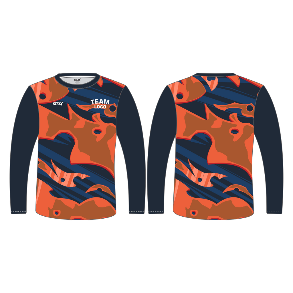 CUSTOM LONG SLEEVE SHOOTING SHIRTS (ROUND NECK)