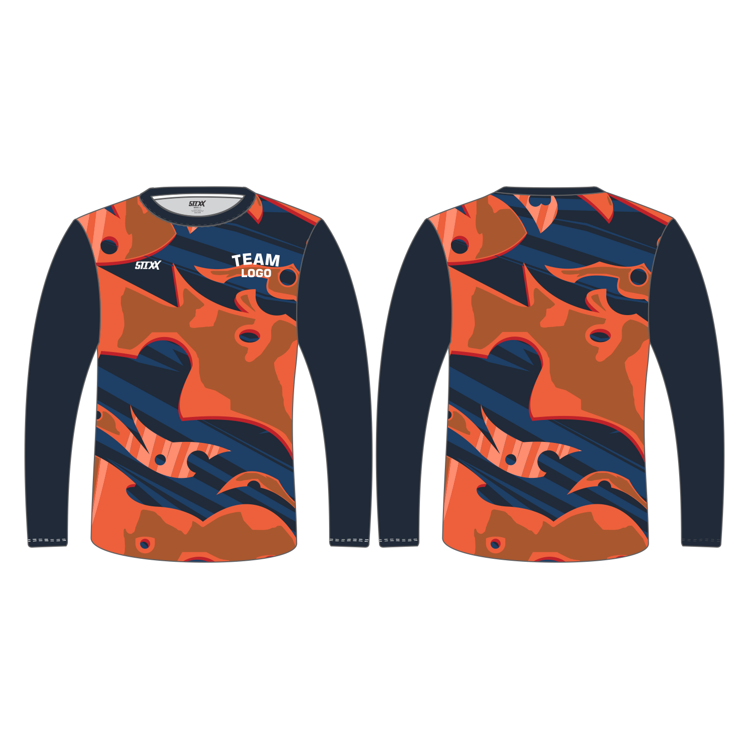 CUSTOM LONG SLEEVE SHOOTING SHIRTS (ROUND NECK)