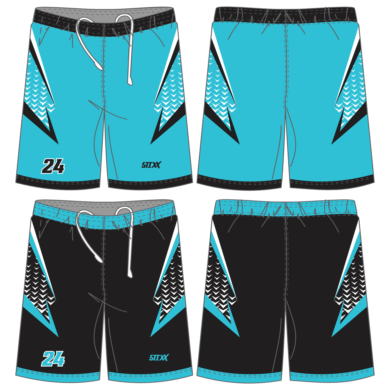 CUSTOM REVERSIBLE BASKETBALL SHORTS