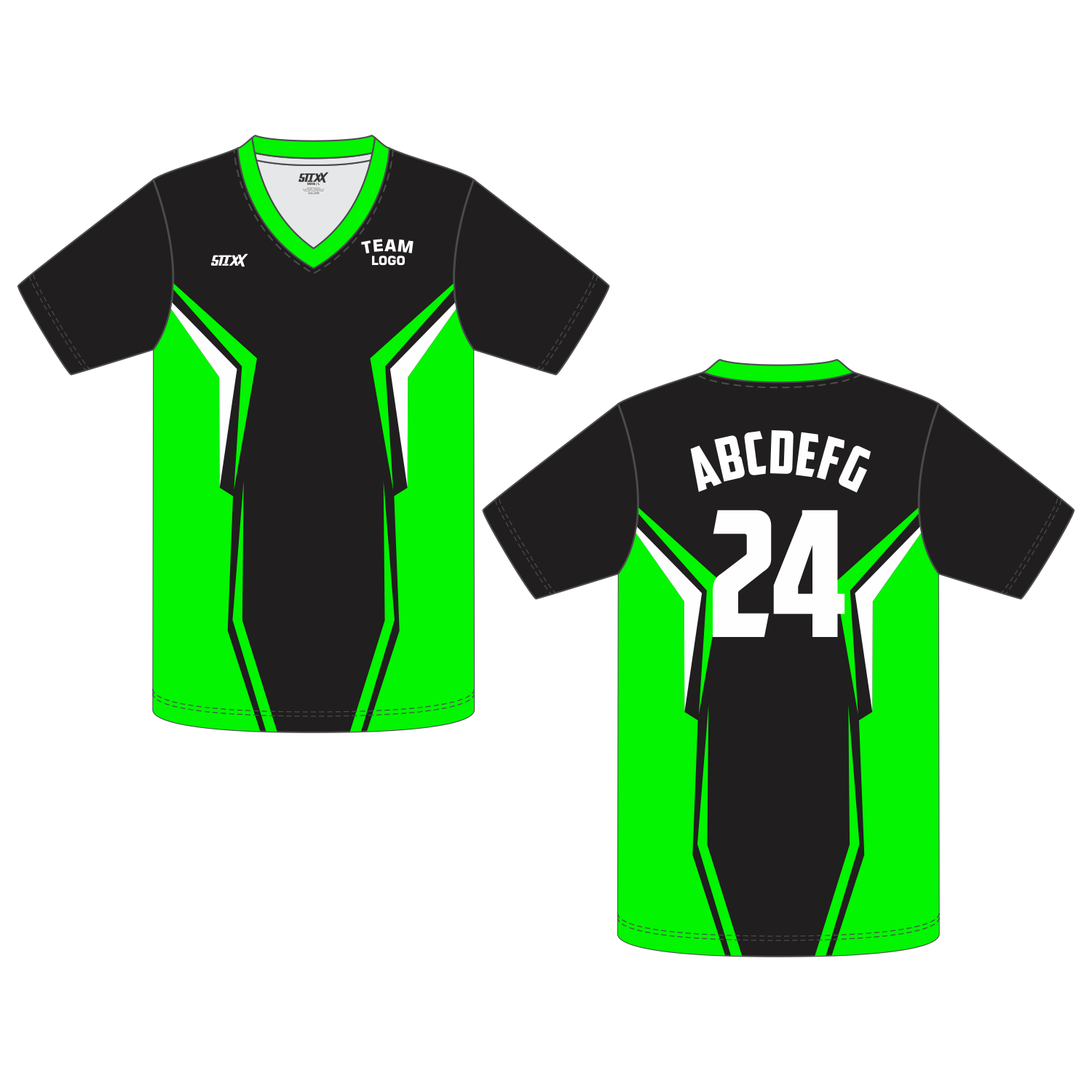 CUSTOM SHORT SLEEVE SHOOTING SHIRTS (V-NECK)