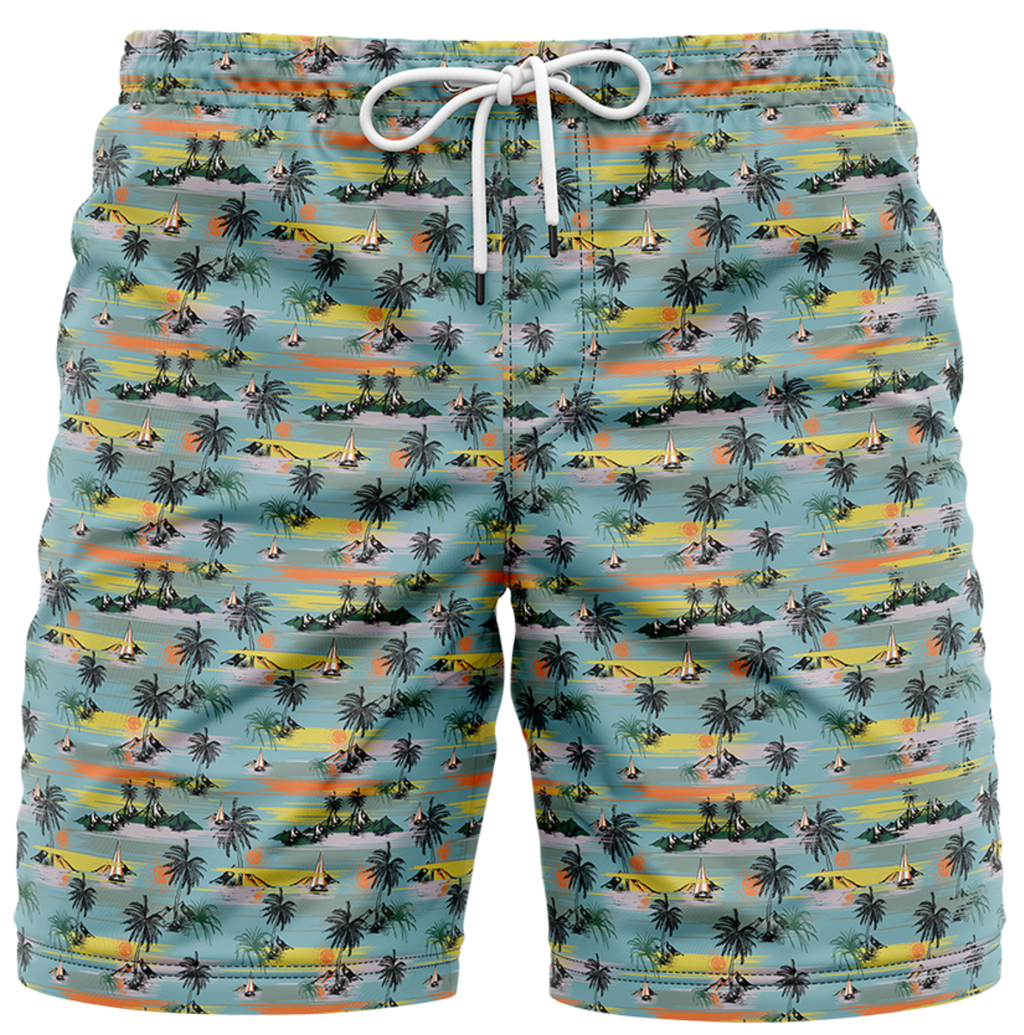 PALM ISLAND SWIM TRUNK