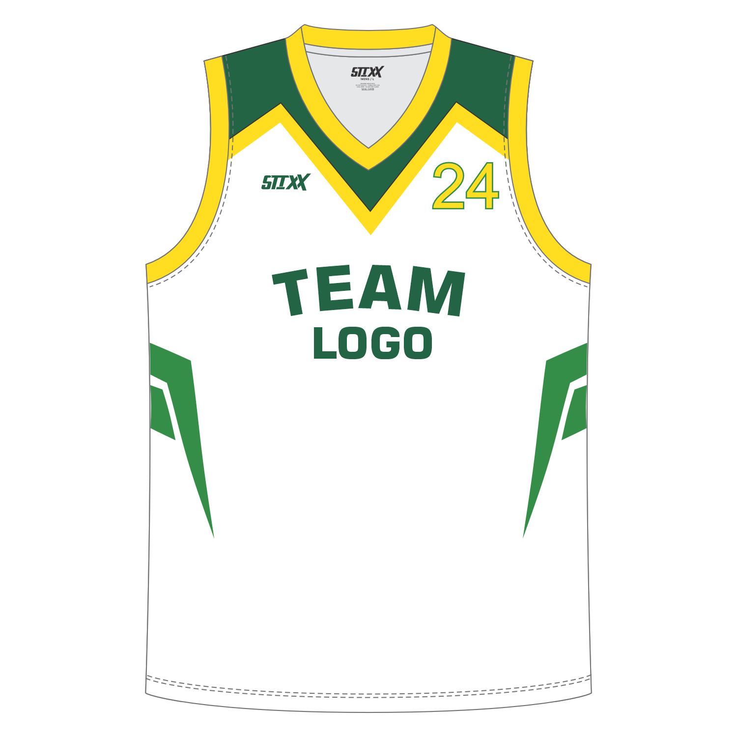 CUSTOM REVERSIBLE V-NECK BASKETBALL JERSEYS
