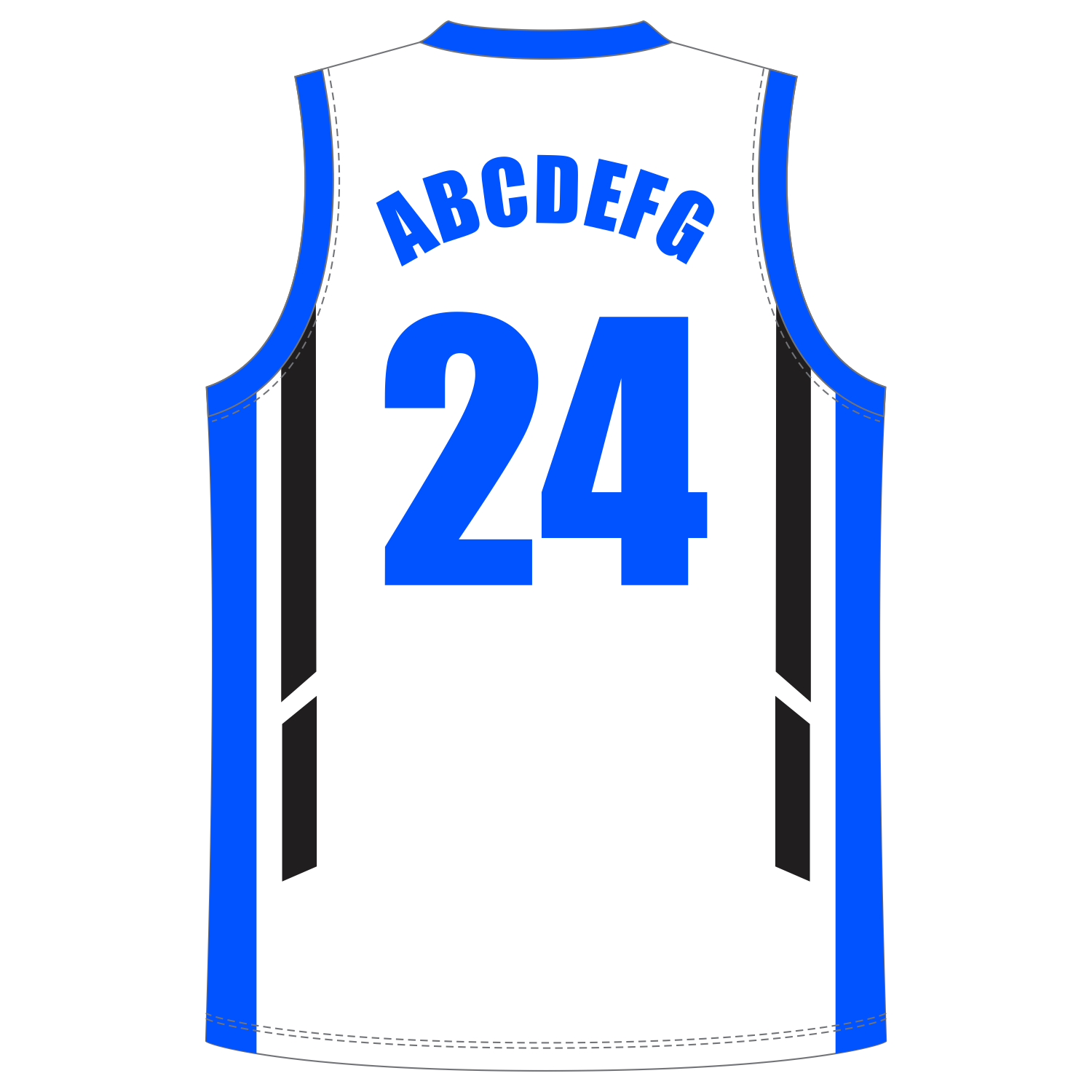 CUSTOM ROUND/CREW NECK BASKETBALL JERSEYS