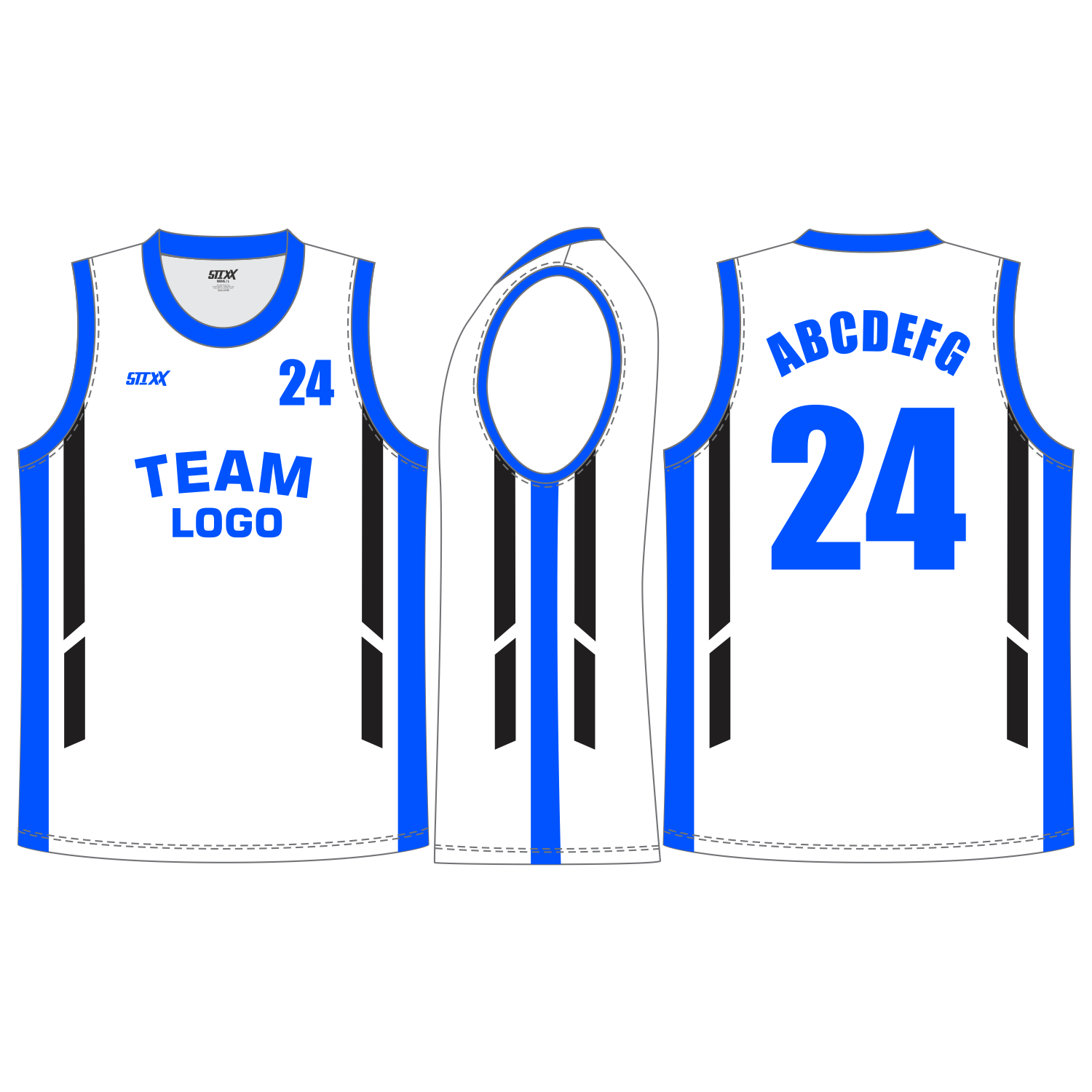 CUSTOM ROUND/CREW NECK BASKETBALL JERSEYS