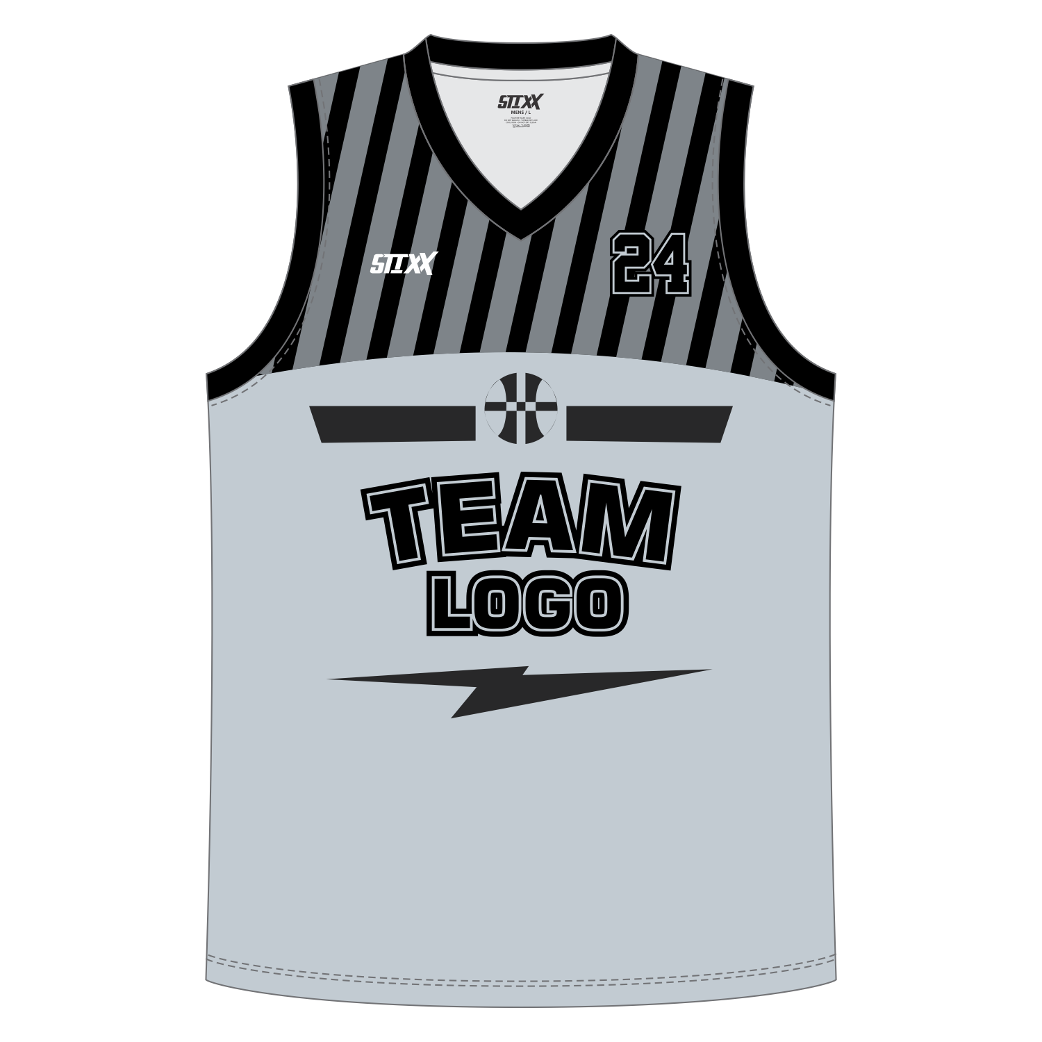 CUSTOM V-NECK BASKETBALL JERSEYS