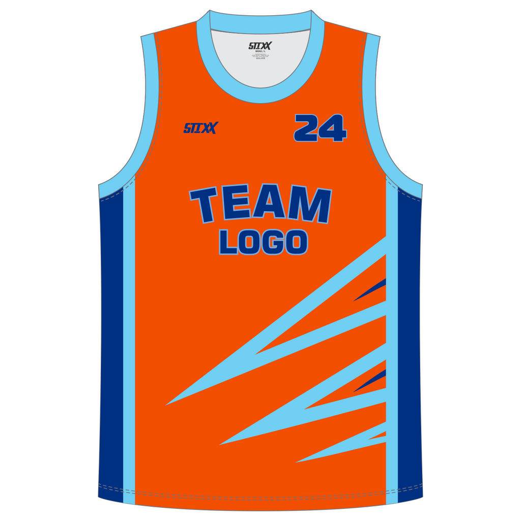 CUSTOM ROUND/CREW NECK BASKETBALL JERSEYS