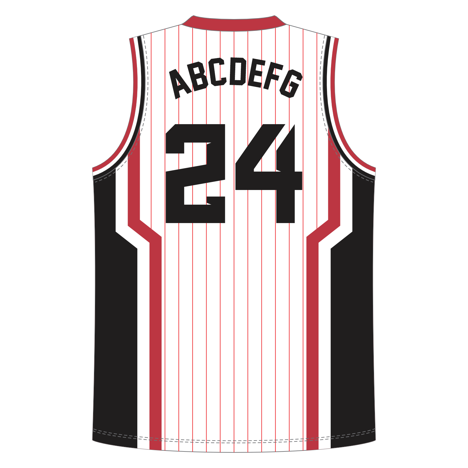 CUSTOM REVERSIBLE V-NECK BASKETBALL JERSEYS