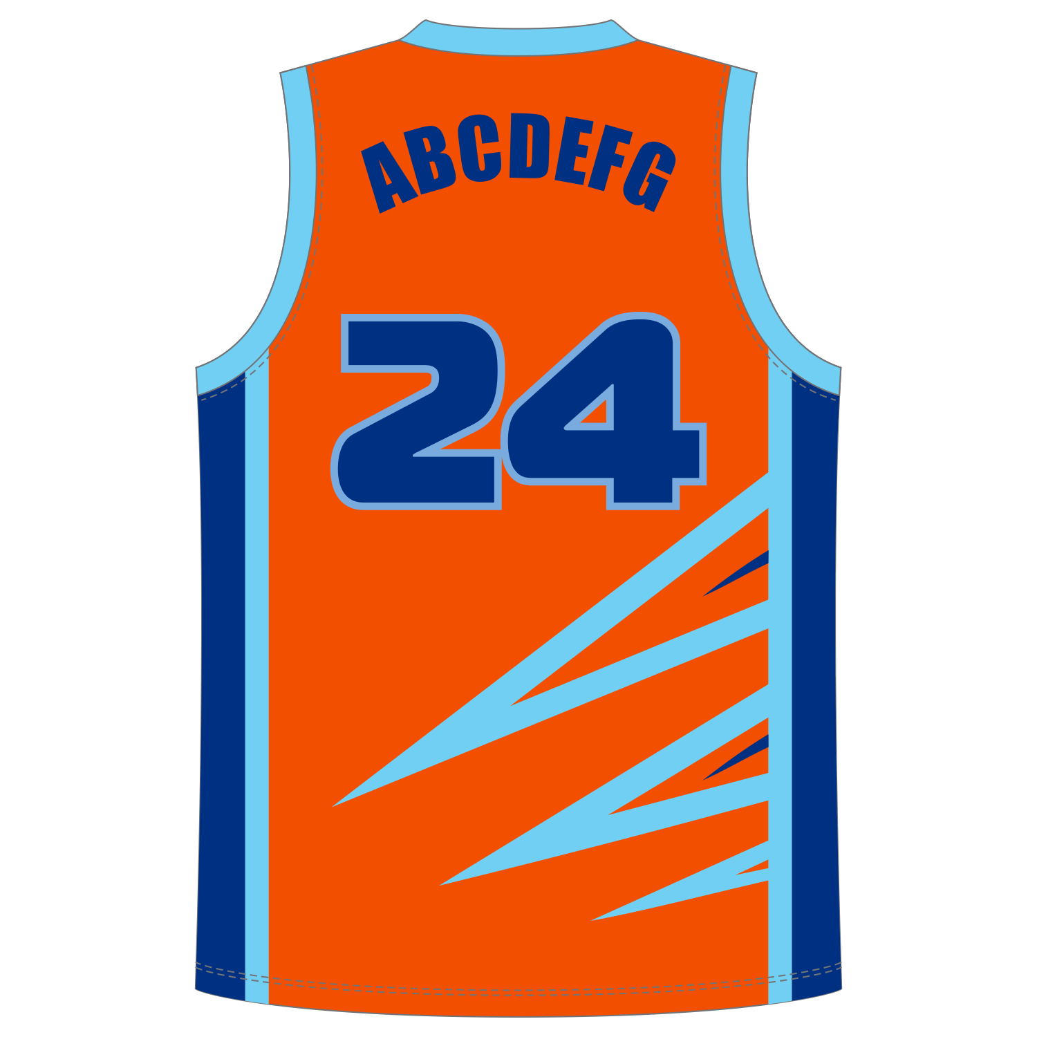 CUSTOM ROUND/CREW NECK BASKETBALL JERSEYS