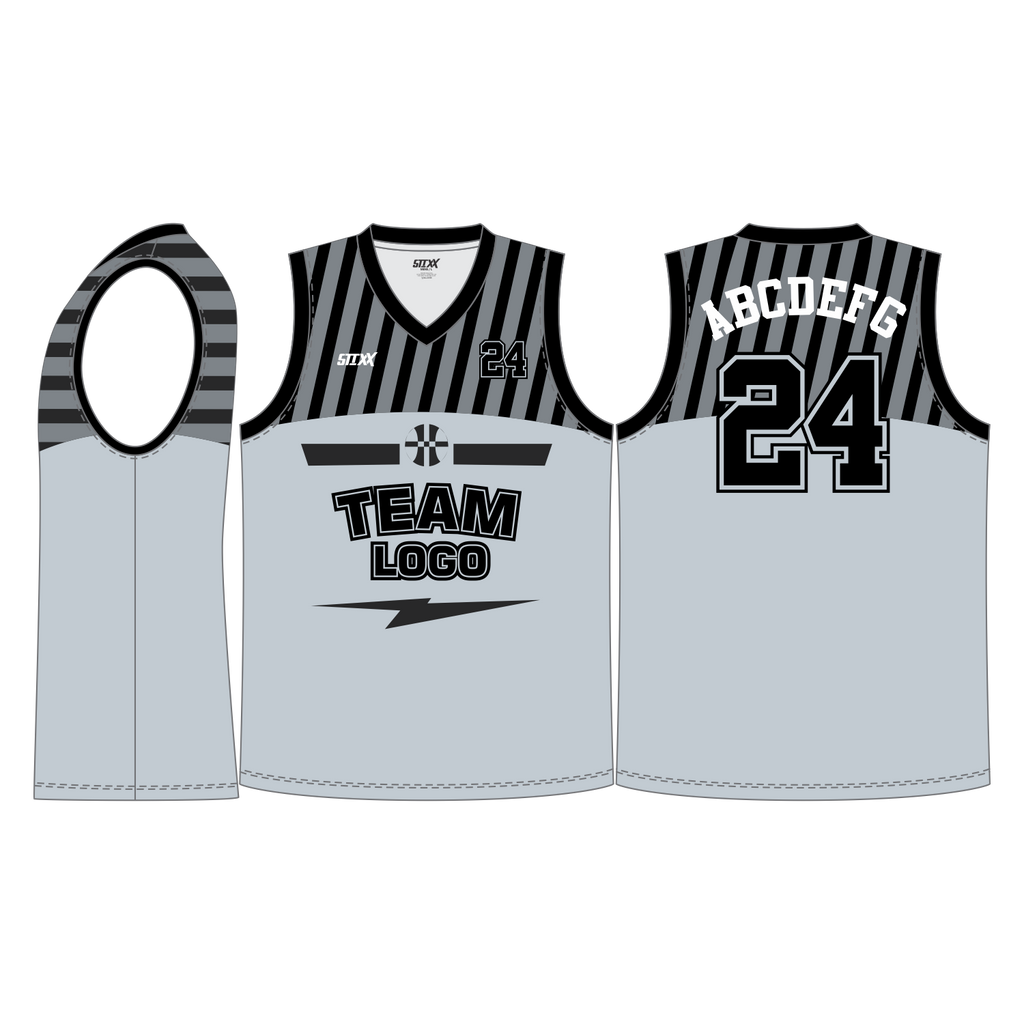 CUSTOM V-NECK BASKETBALL JERSEYS