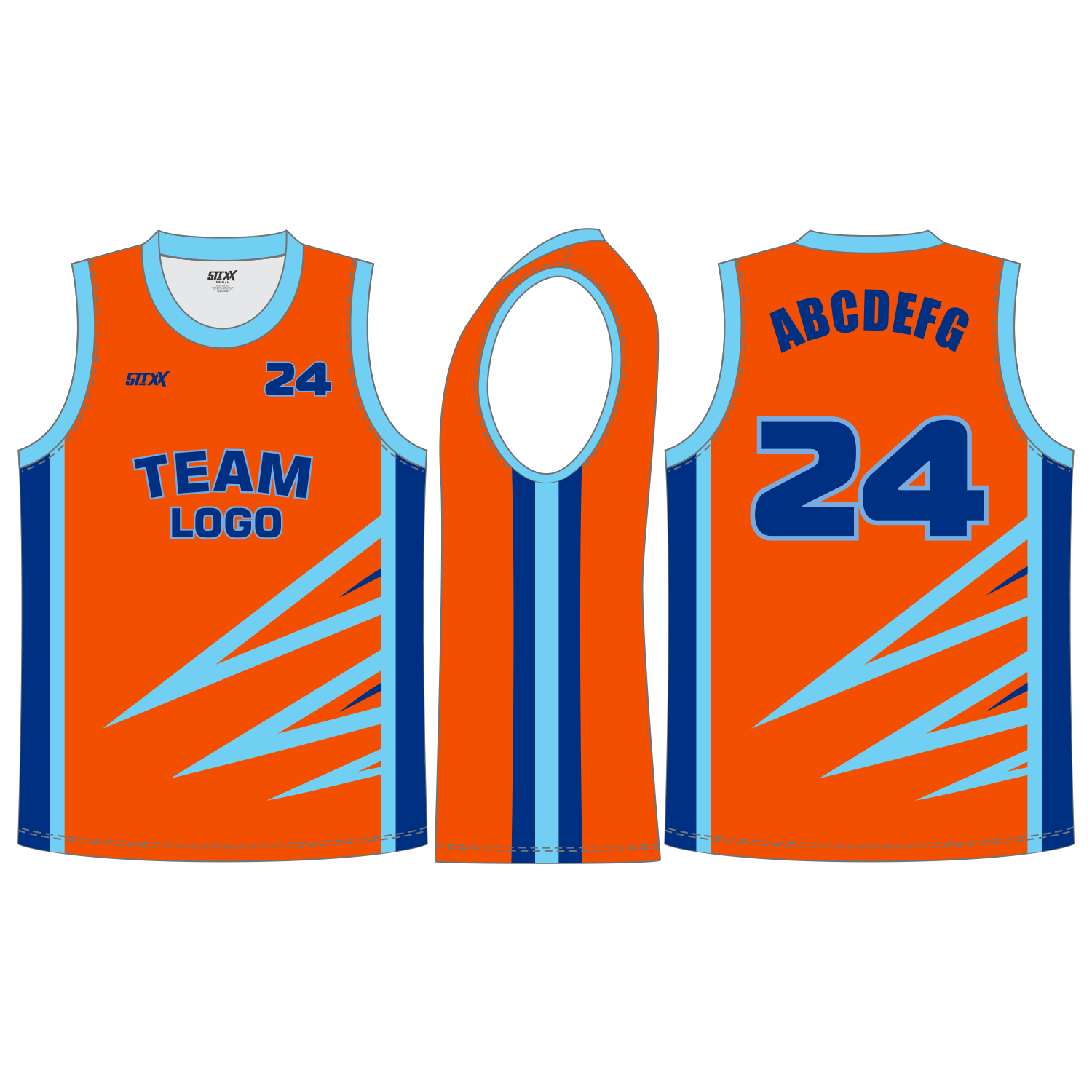 CUSTOM ROUND/CREW NECK BASKETBALL JERSEYS