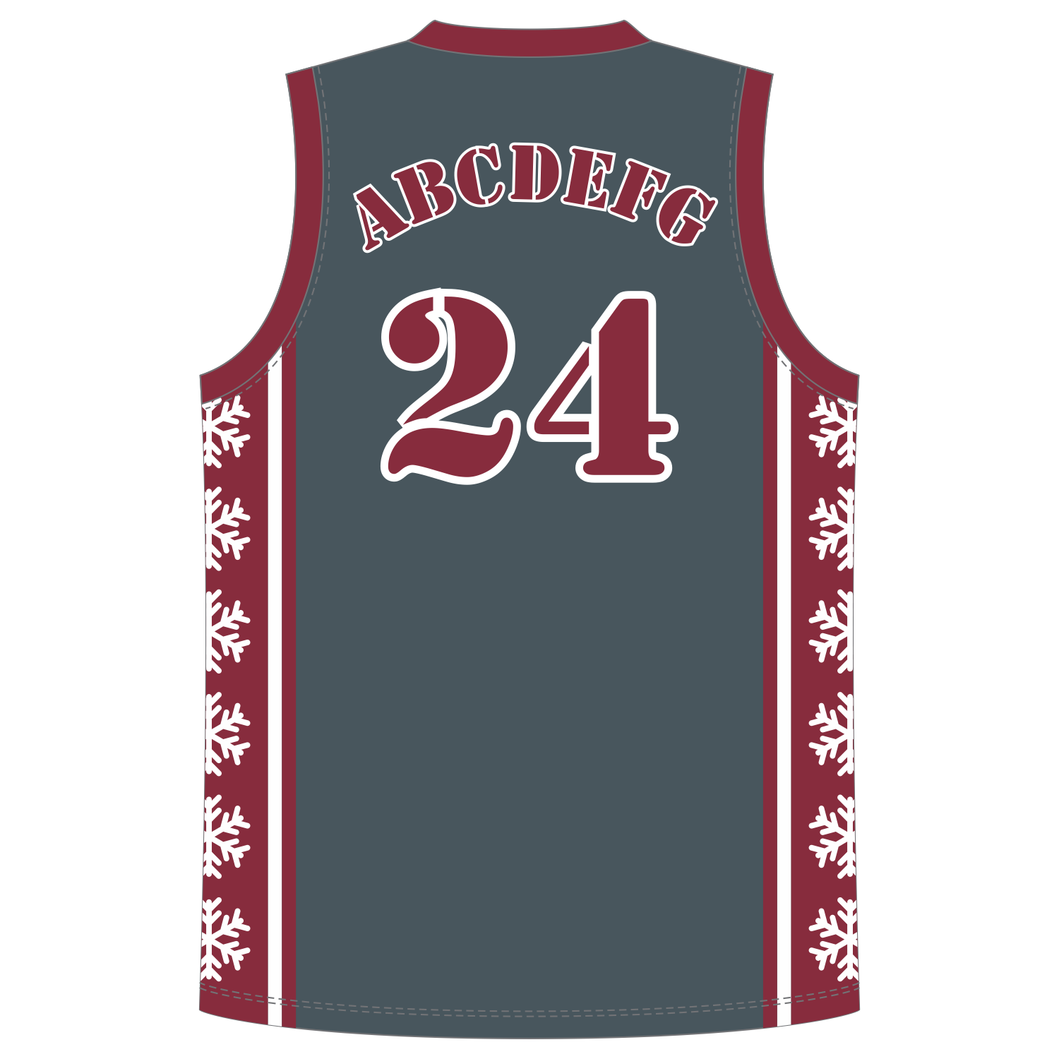 CUSTOM ROUND/CREW NECK BASKETBALL JERSEYS