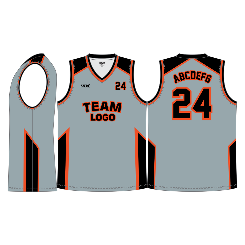 CUSTOM V-NECK BASKETBALL JERSEYS