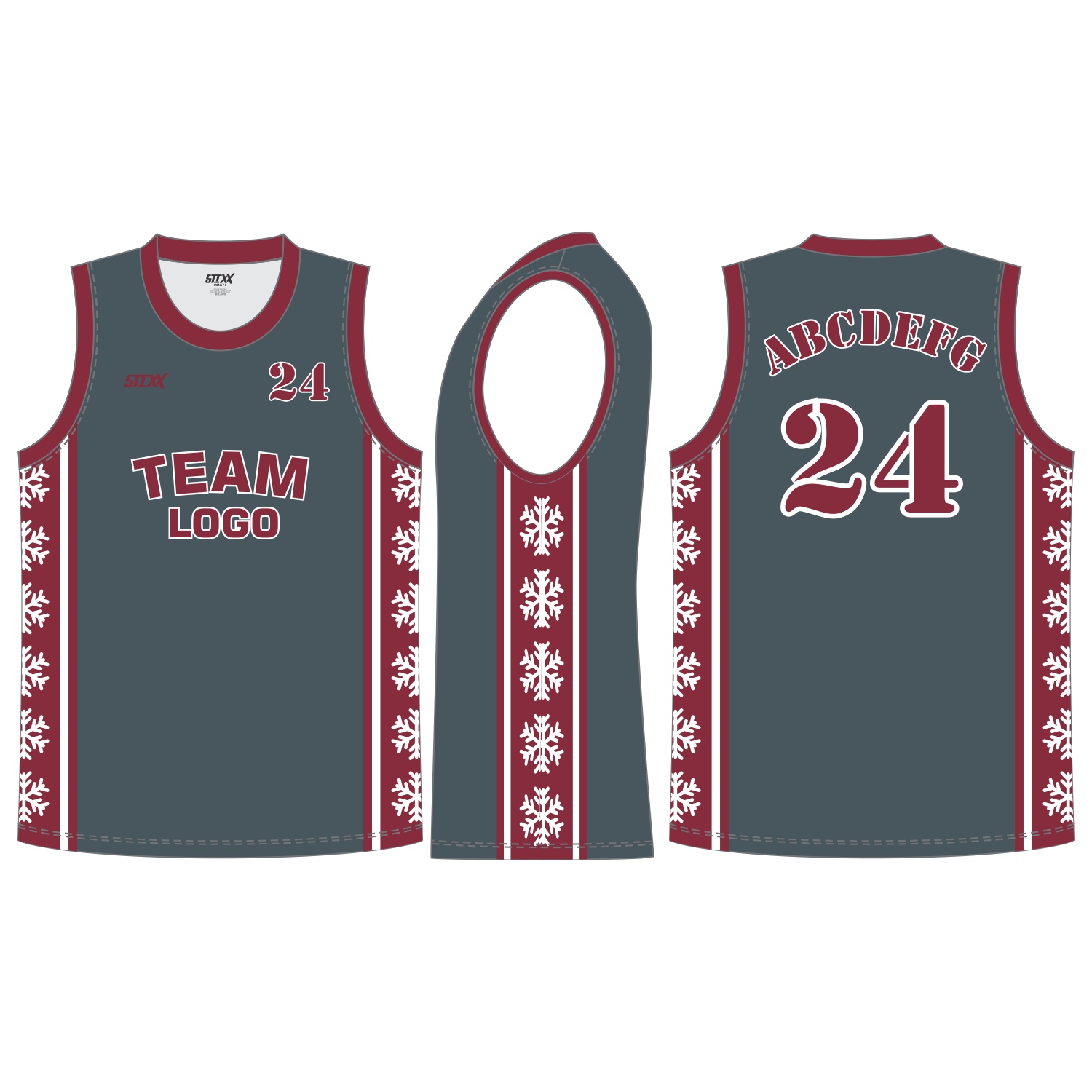 CUSTOM ROUND/CREW NECK BASKETBALL JERSEYS