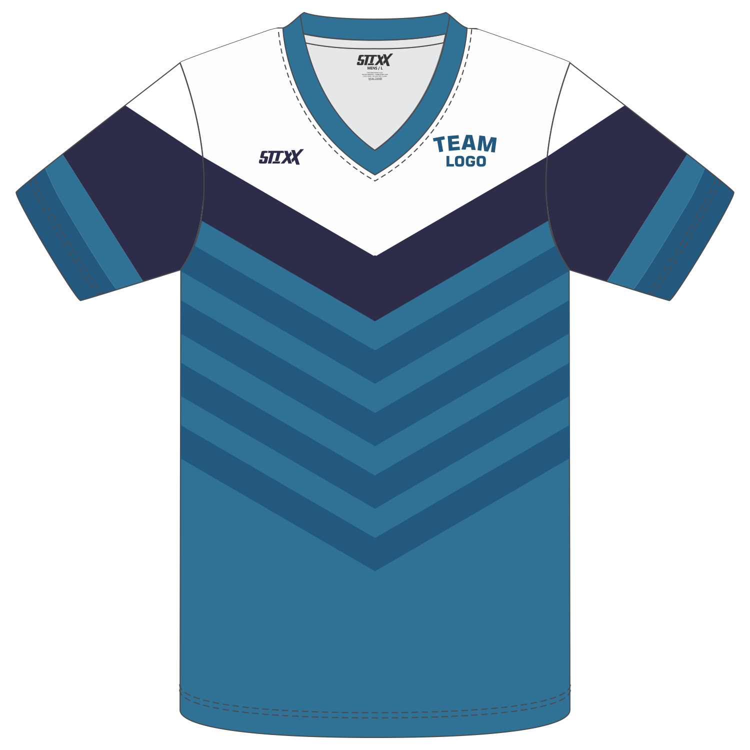 CUSTOM SHORT SLEEVE SHOOTING SHIRTS (V-NECK)