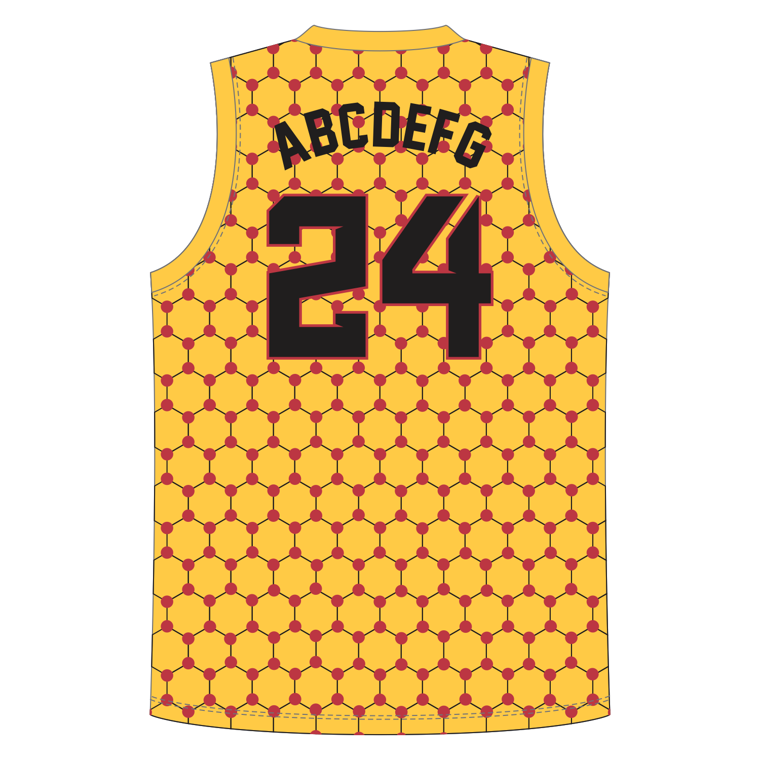 CUSTOM V-NECK BASKETBALL JERSEYS