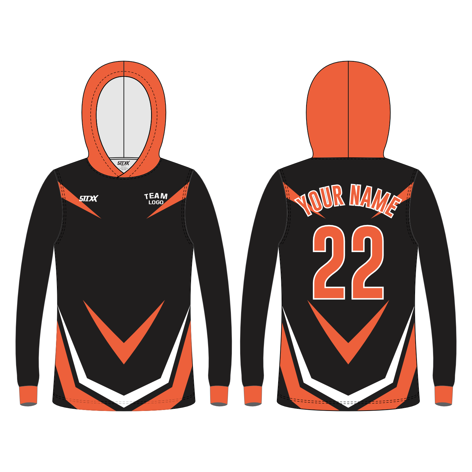 CUSTOM LONG SLEEVE HOODIE SHOOTING SHIRTS