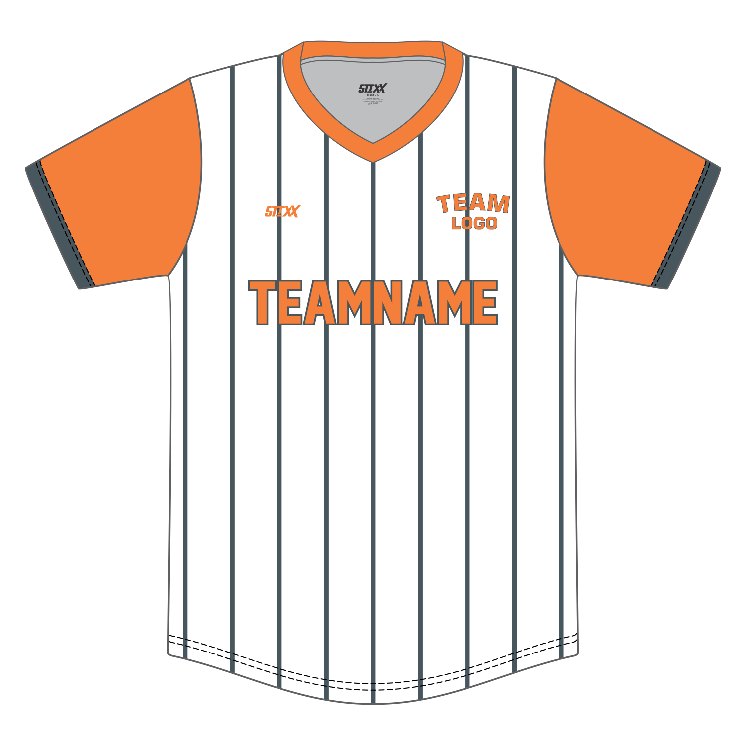 Custom V-Neck Baseball Jersey