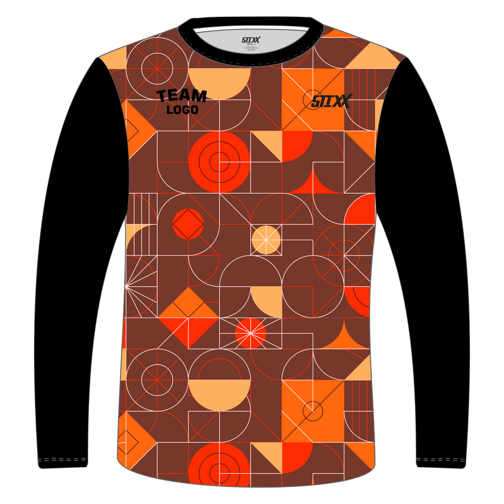 Custom Long‑Sleeve Crew Neck T‑Shirts