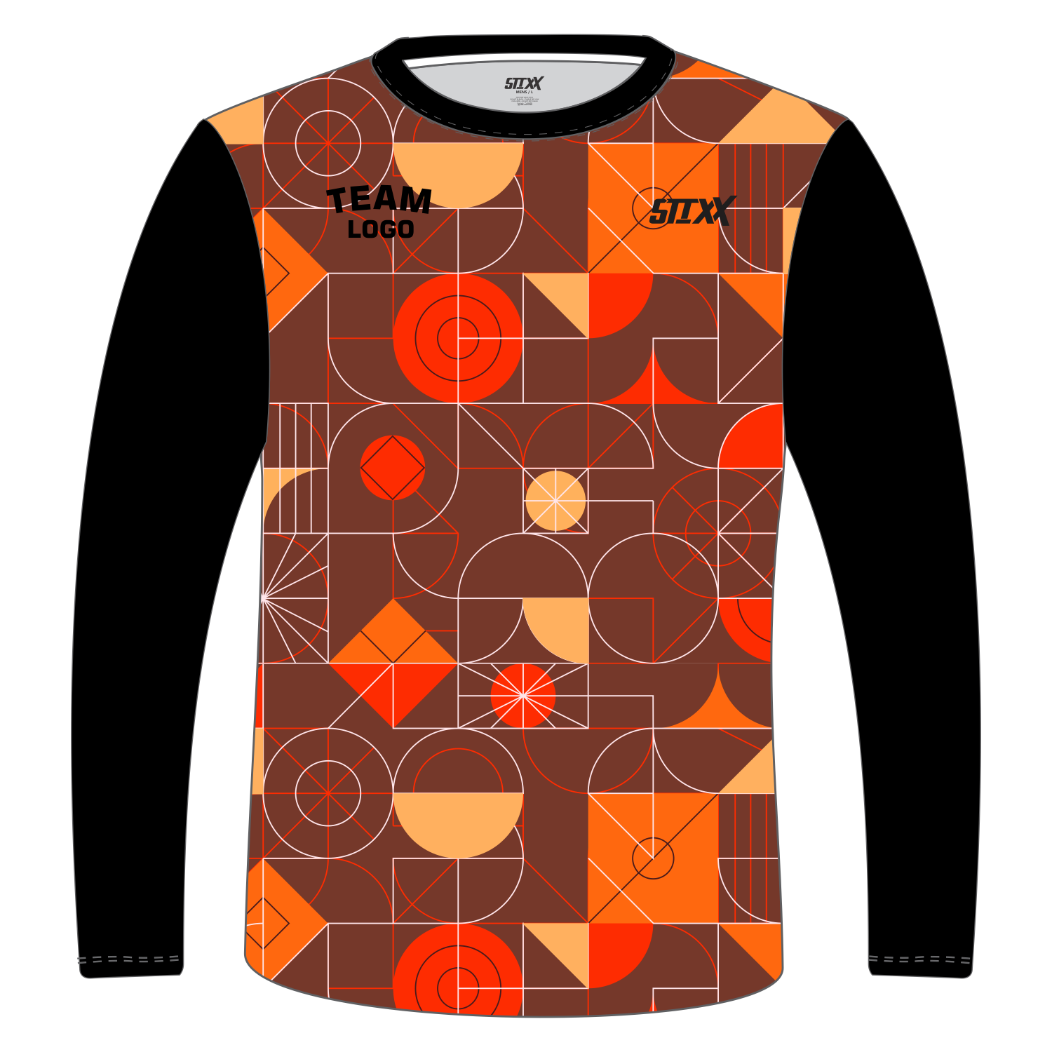 Custom Long‑Sleeve Crew Neck T‑Shirts