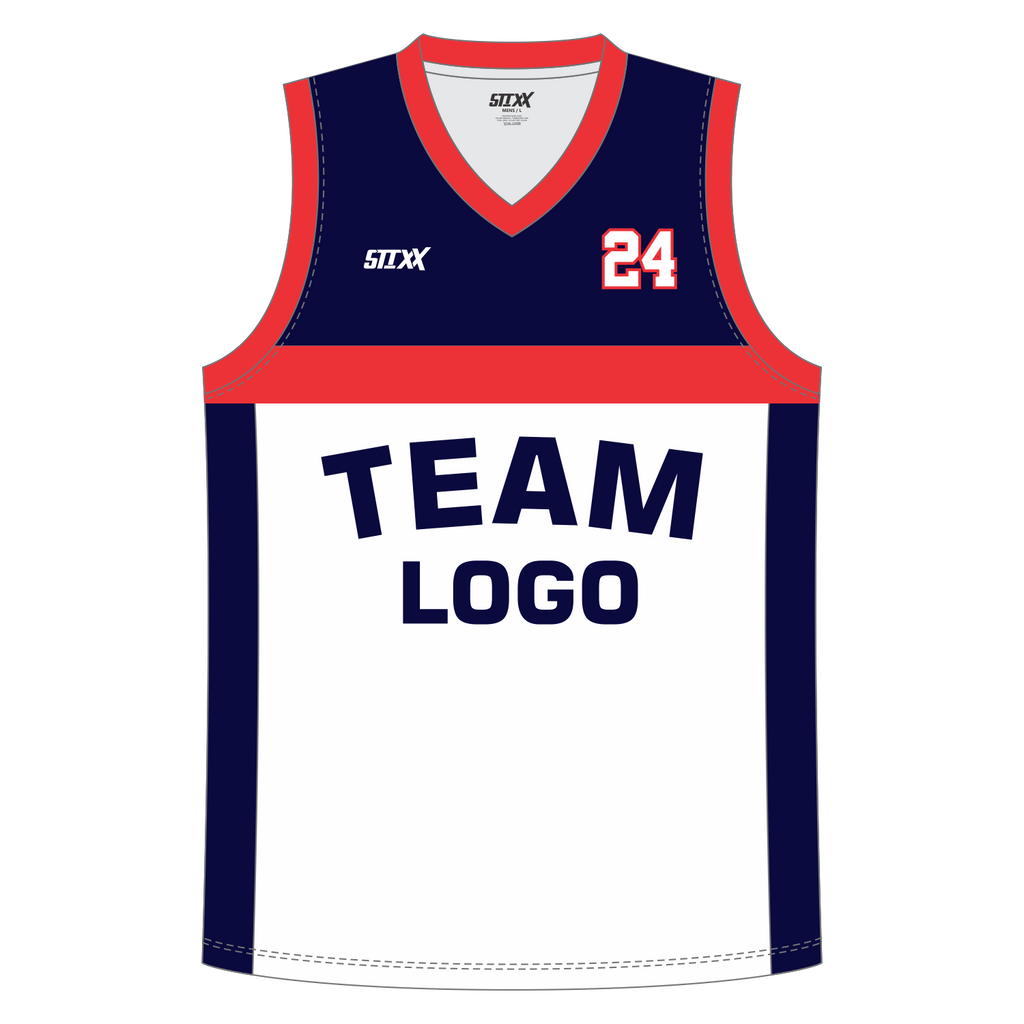 CUSTOM V-NECK BASKETBALL JERSEYS