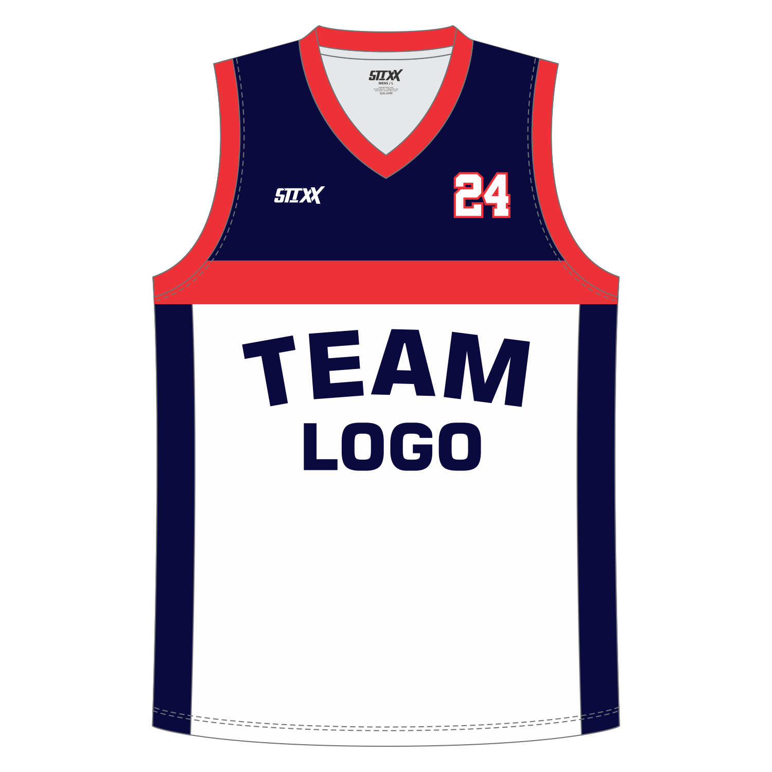 CUSTOM V-NECK BASKETBALL JERSEYS