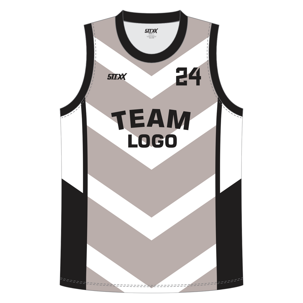 CUSTOM REVERSIBLE V-NECK BASKETBALL JERSEYS