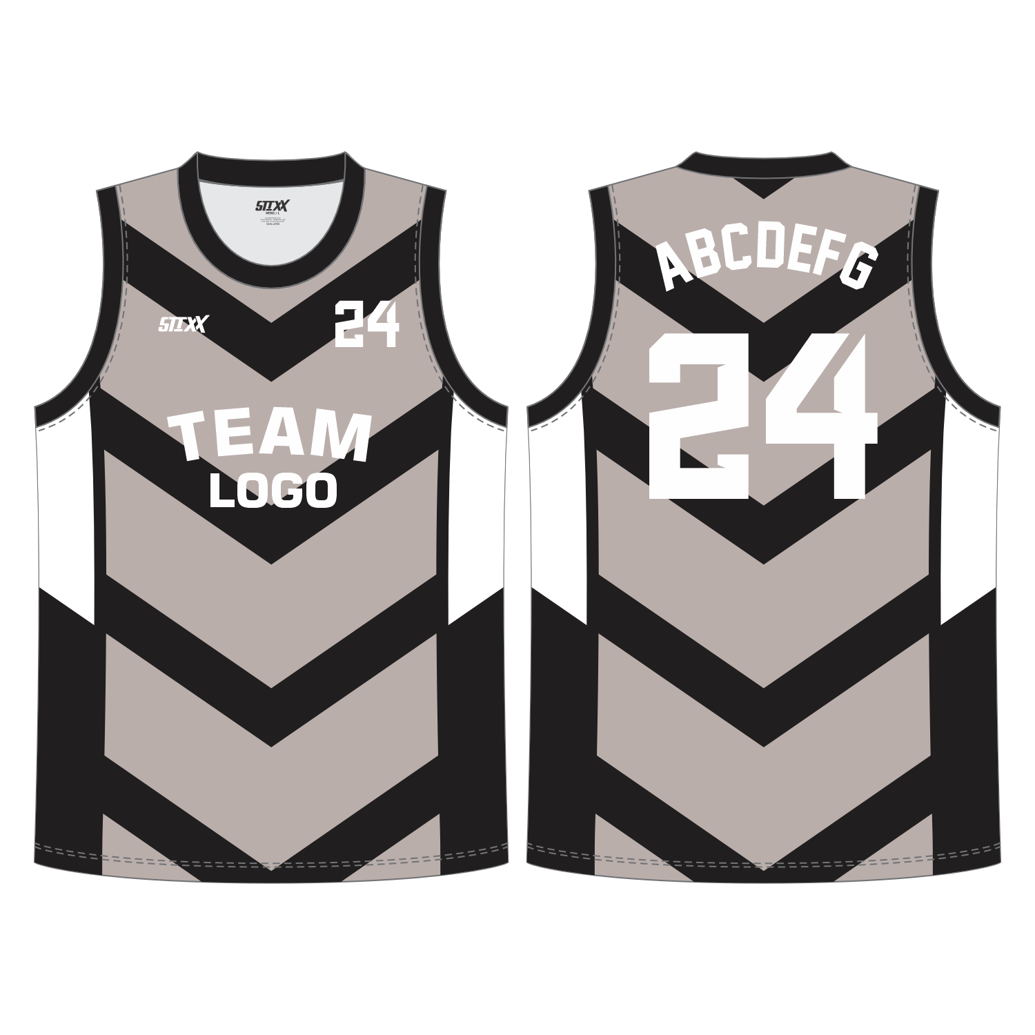 CUSTOM REVERSIBLE V-NECK BASKETBALL JERSEYS