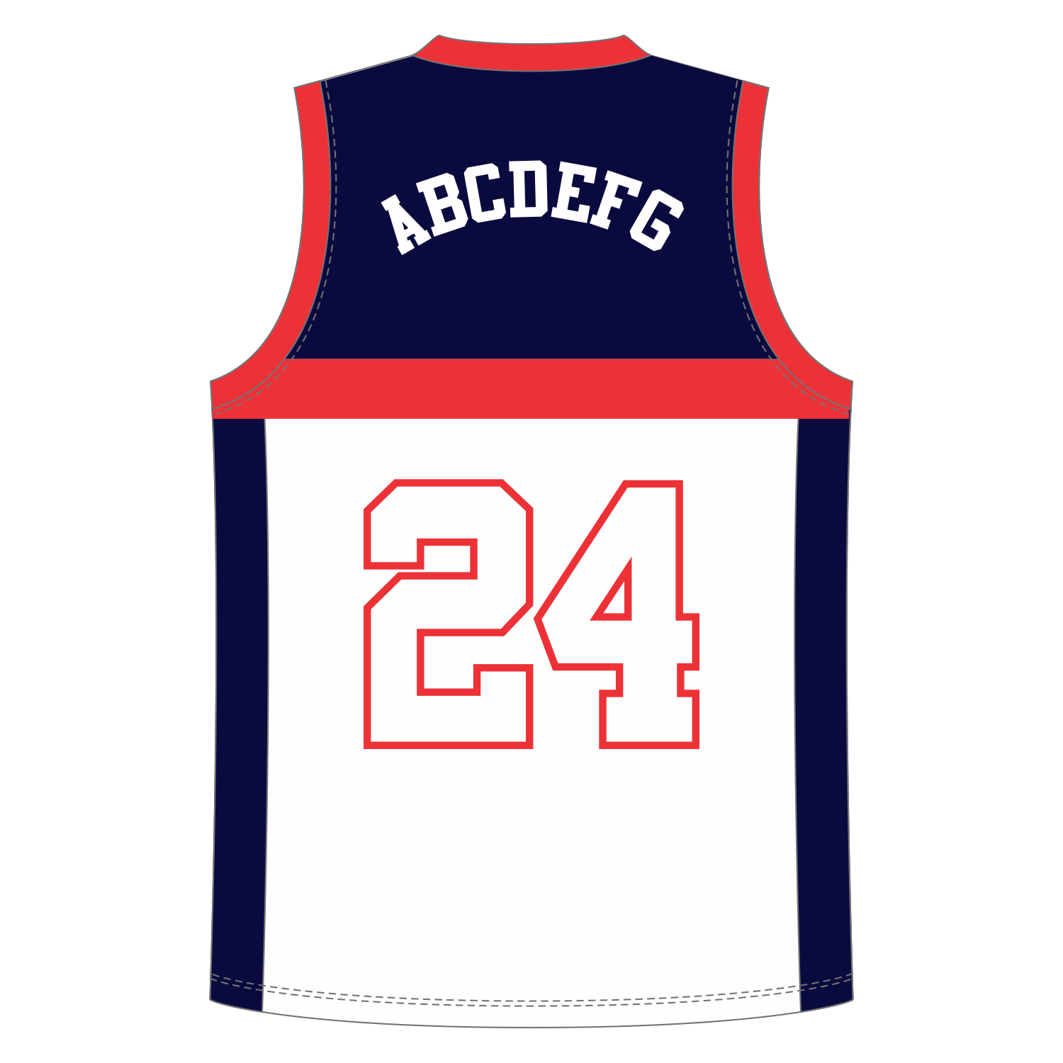 CUSTOM V-NECK BASKETBALL JERSEYS