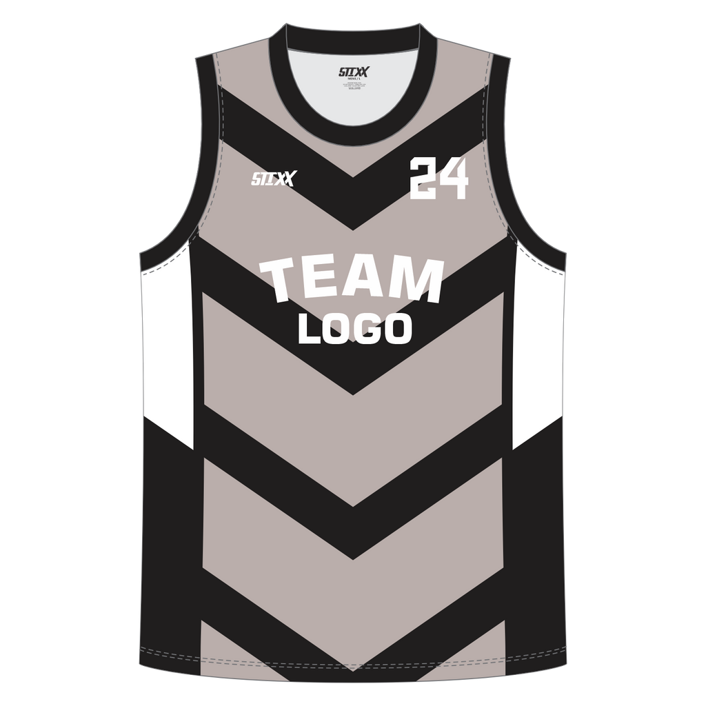 CUSTOM REVERSIBLE V-NECK BASKETBALL JERSEYS