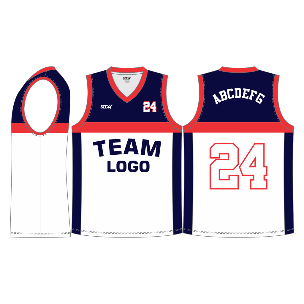 CUSTOM V-NECK BASKETBALL JERSEYS