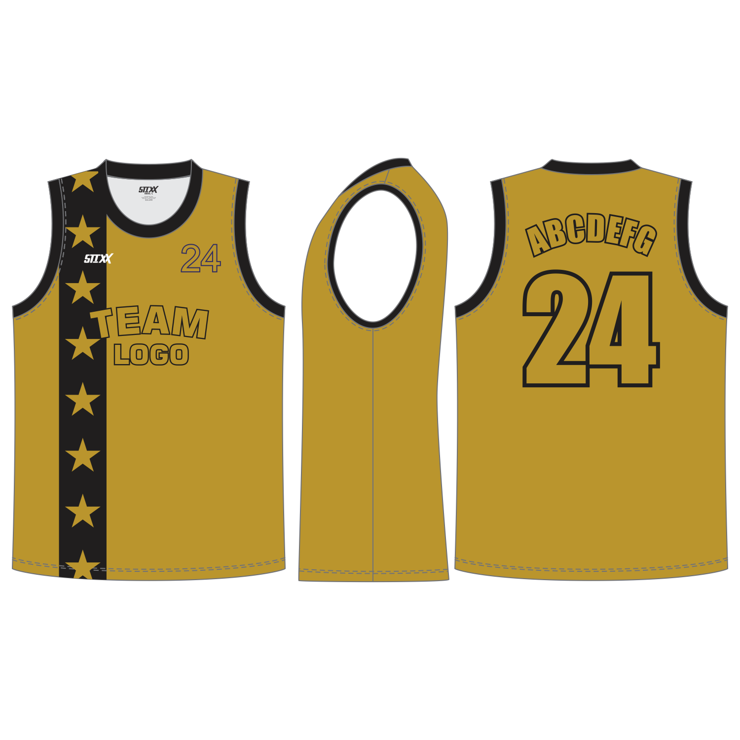 CUSTOM ROUND/CREW NECK BASKETBALL JERSEYS