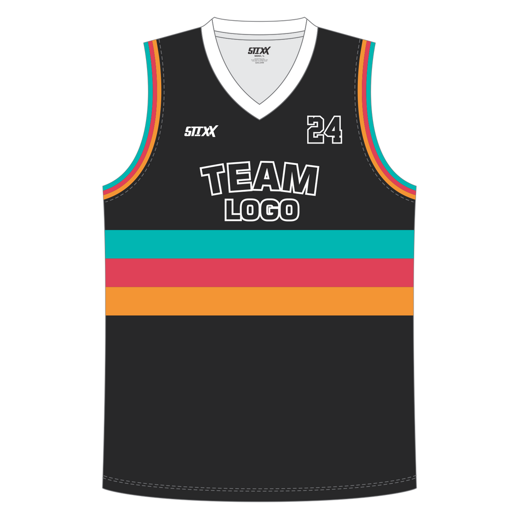 CUSTOM V-NECK BASKETBALL JERSEYS