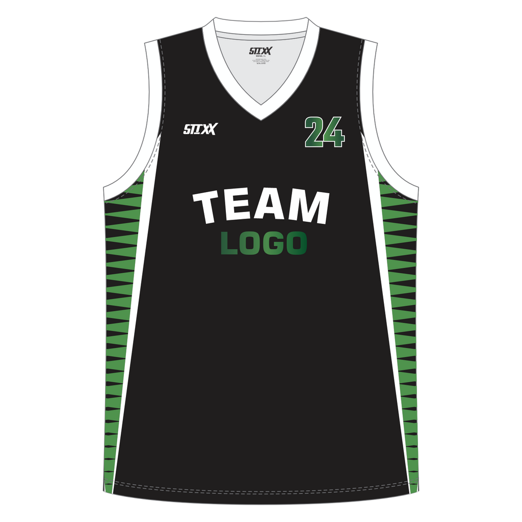 CUSTOM REVERSIBLE V-NECK BASKETBALL JERSEYS