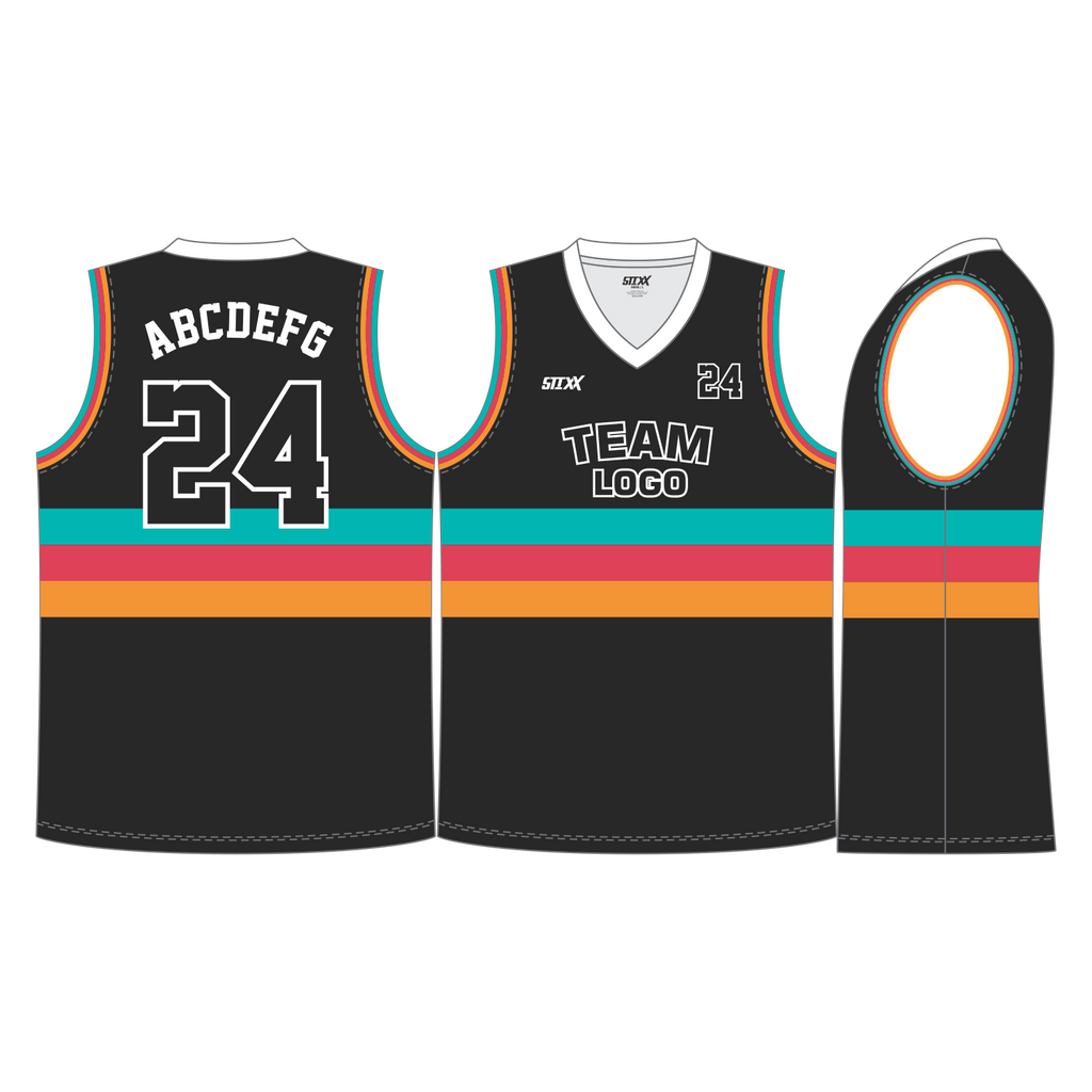 CUSTOM V-NECK BASKETBALL JERSEYS