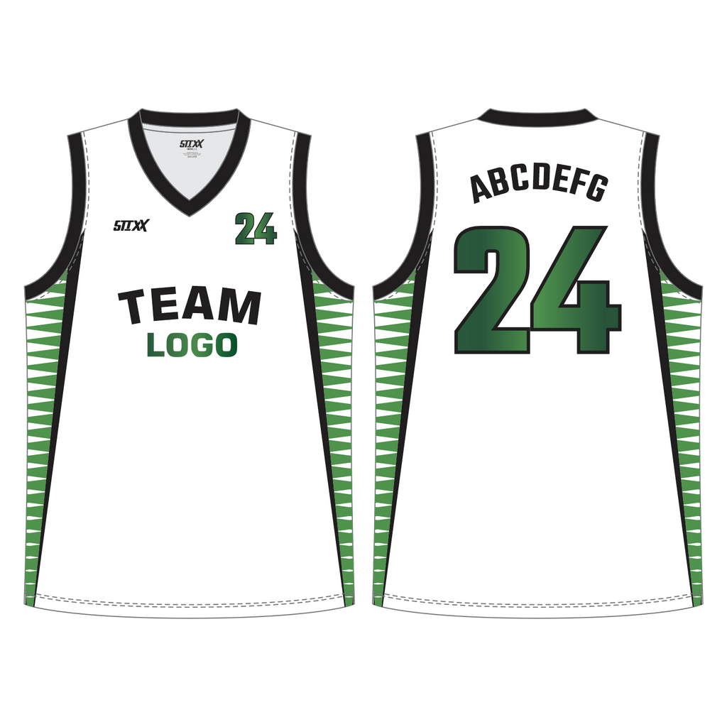 CUSTOM REVERSIBLE V-NECK BASKETBALL JERSEYS