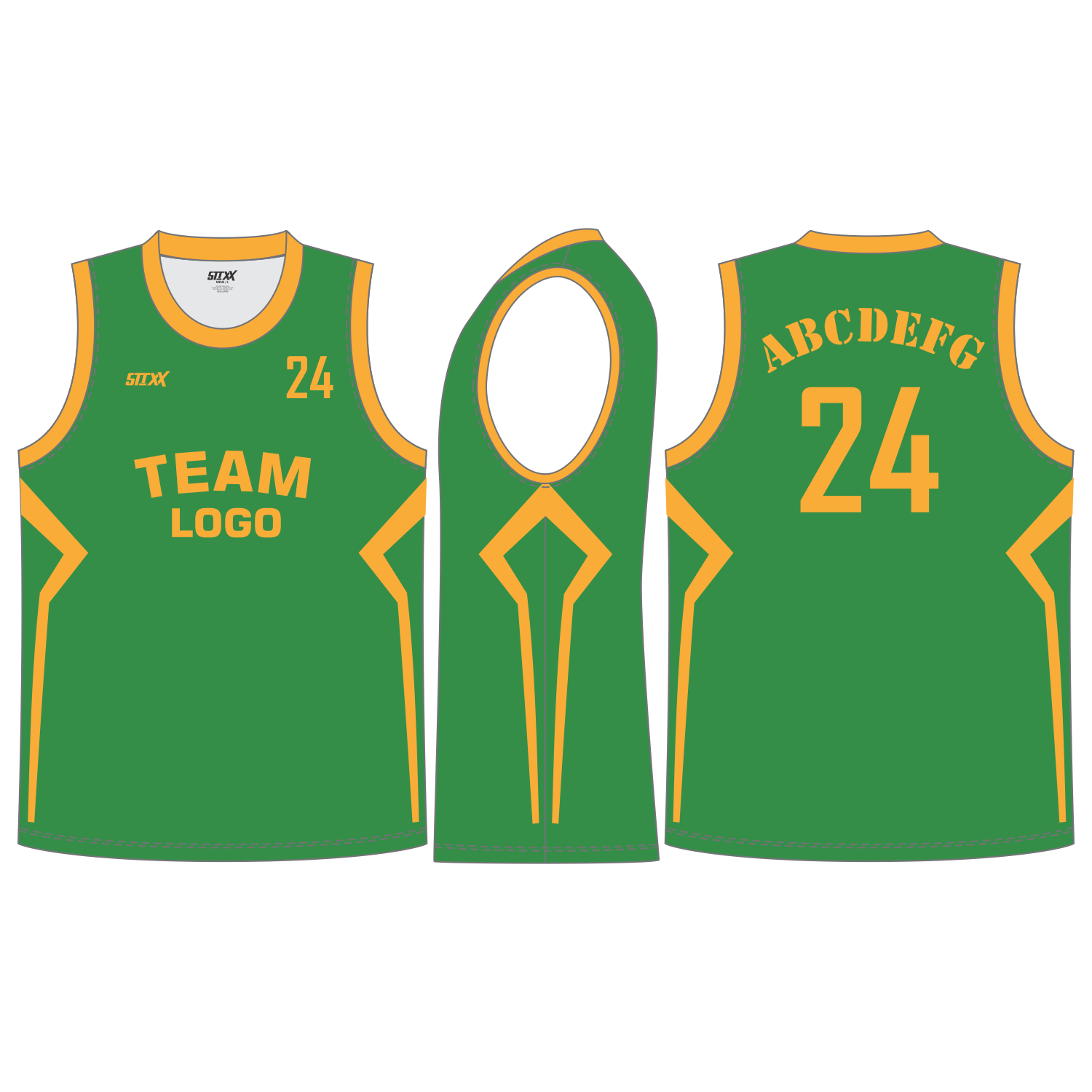 CUSTOM ROUND/CREW NECK BASKETBALL JERSEYS