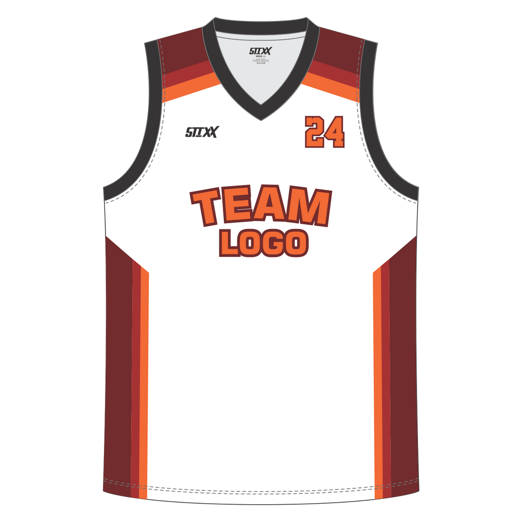 CUSTOM V-NECK BASKETBALL JERSEYS